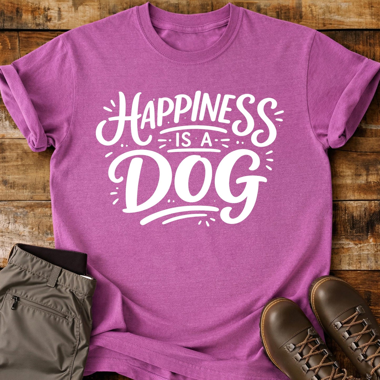 Happiness Is a Dog T-Shirt