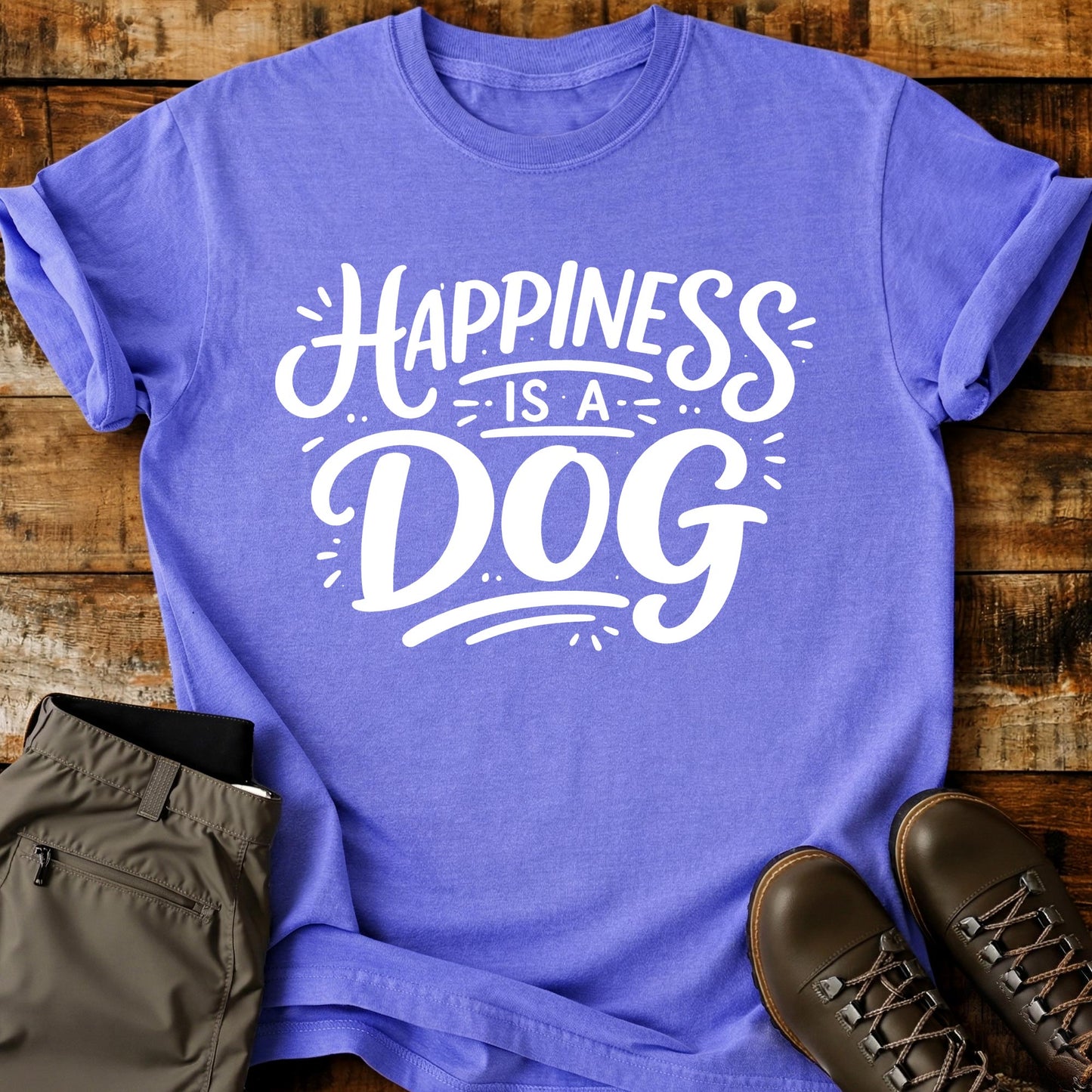 Happiness Is a Dog T-Shirt