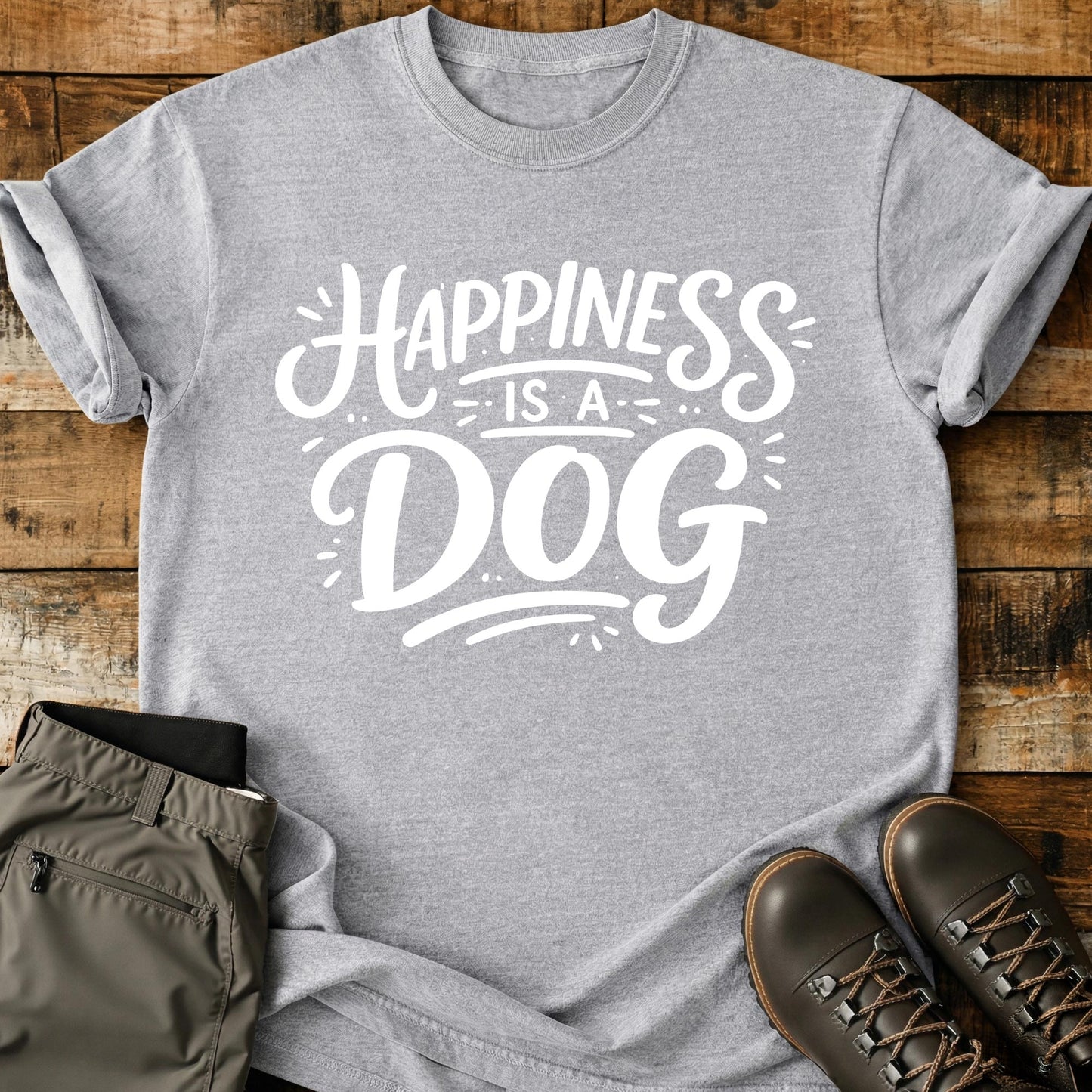 Happiness Is a Dog T-Shirt