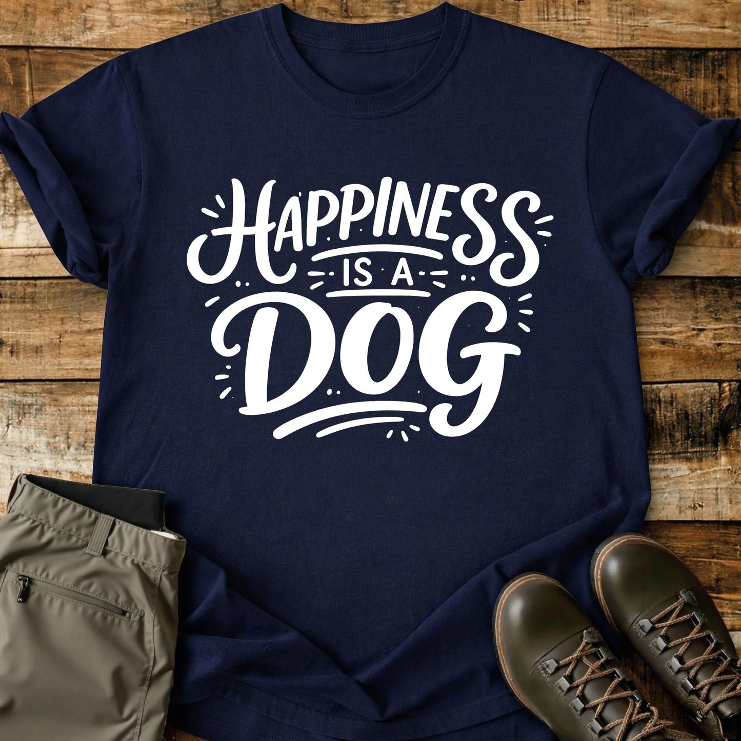 Happiness Is a Dog T-Shirt