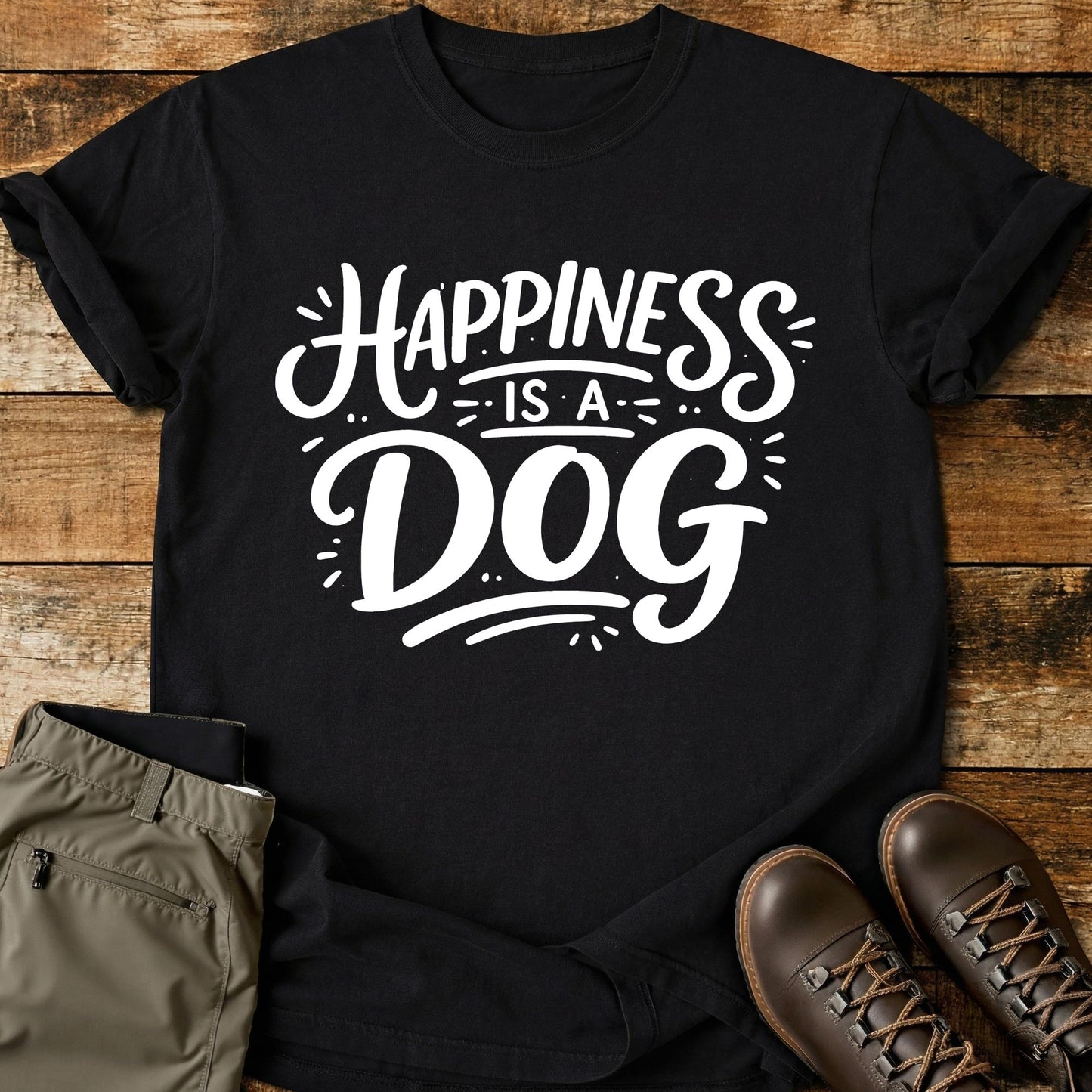 Happiness Is a Dog T-Shirt
