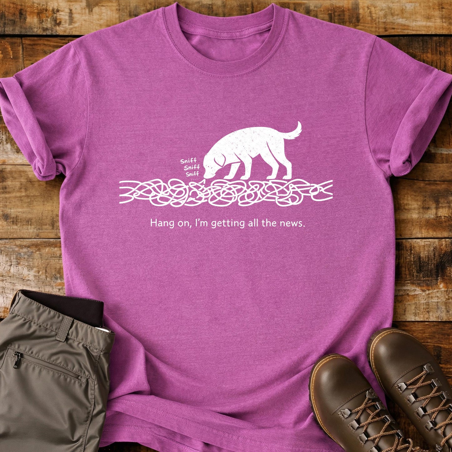 Hang On I’m Getting All the News T-Shirt