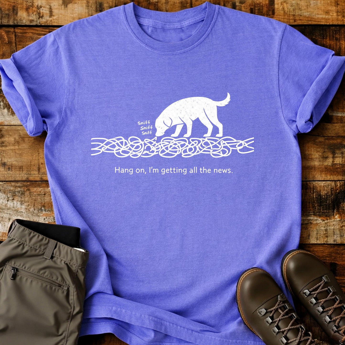 Hang On I’m Getting All the News T-Shirt