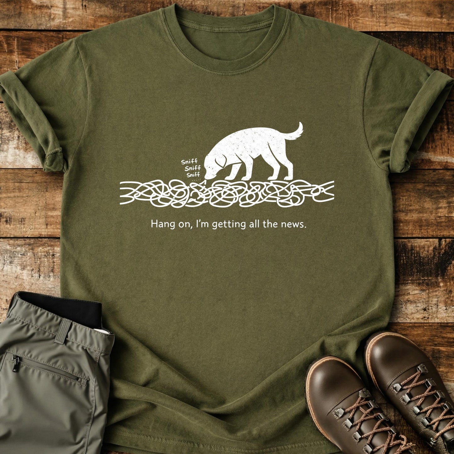 Hang On I’m Getting All the News T-Shirt