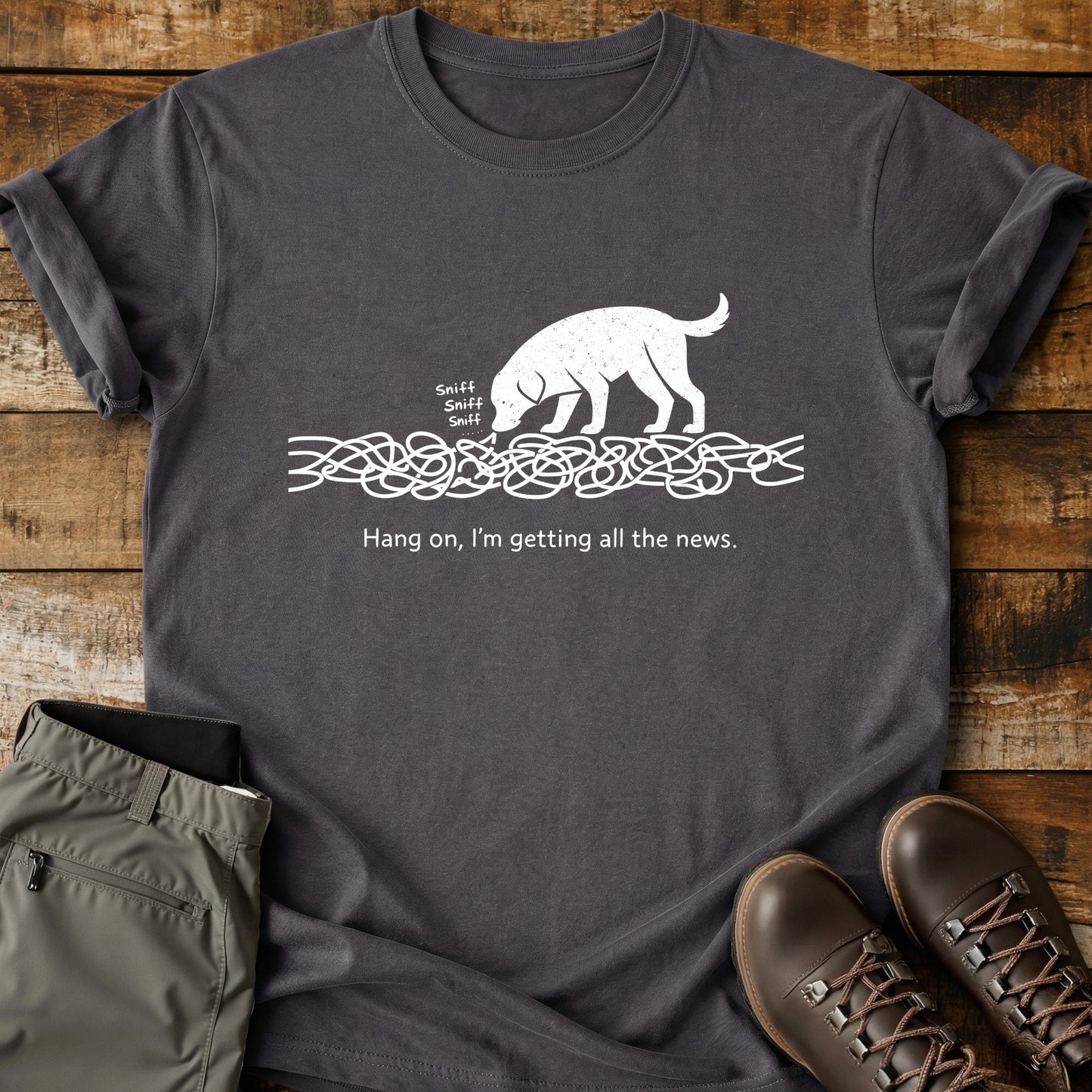 Hang On I’m Getting All the News T-Shirt