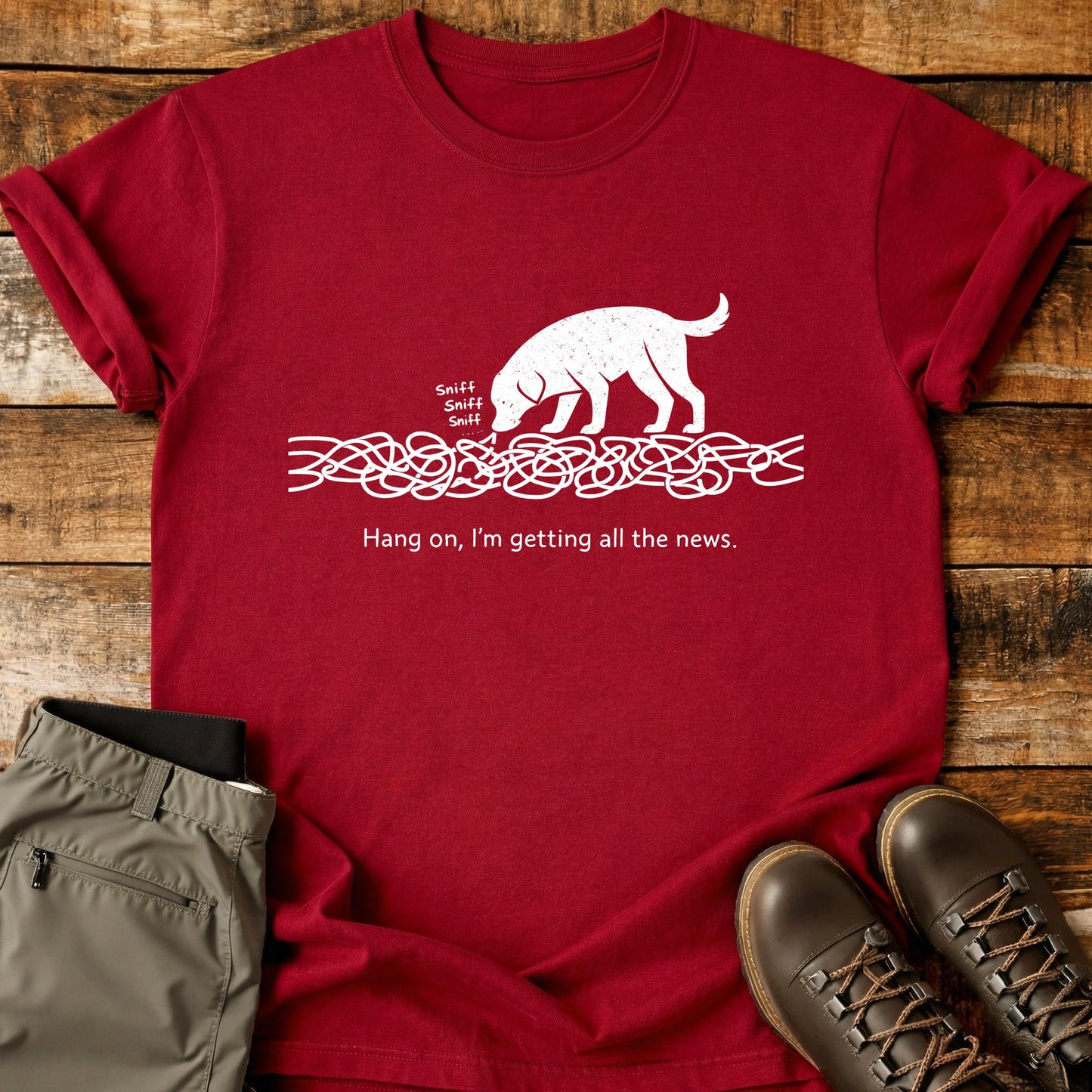 Hang On I’m Getting All the News T-Shirt