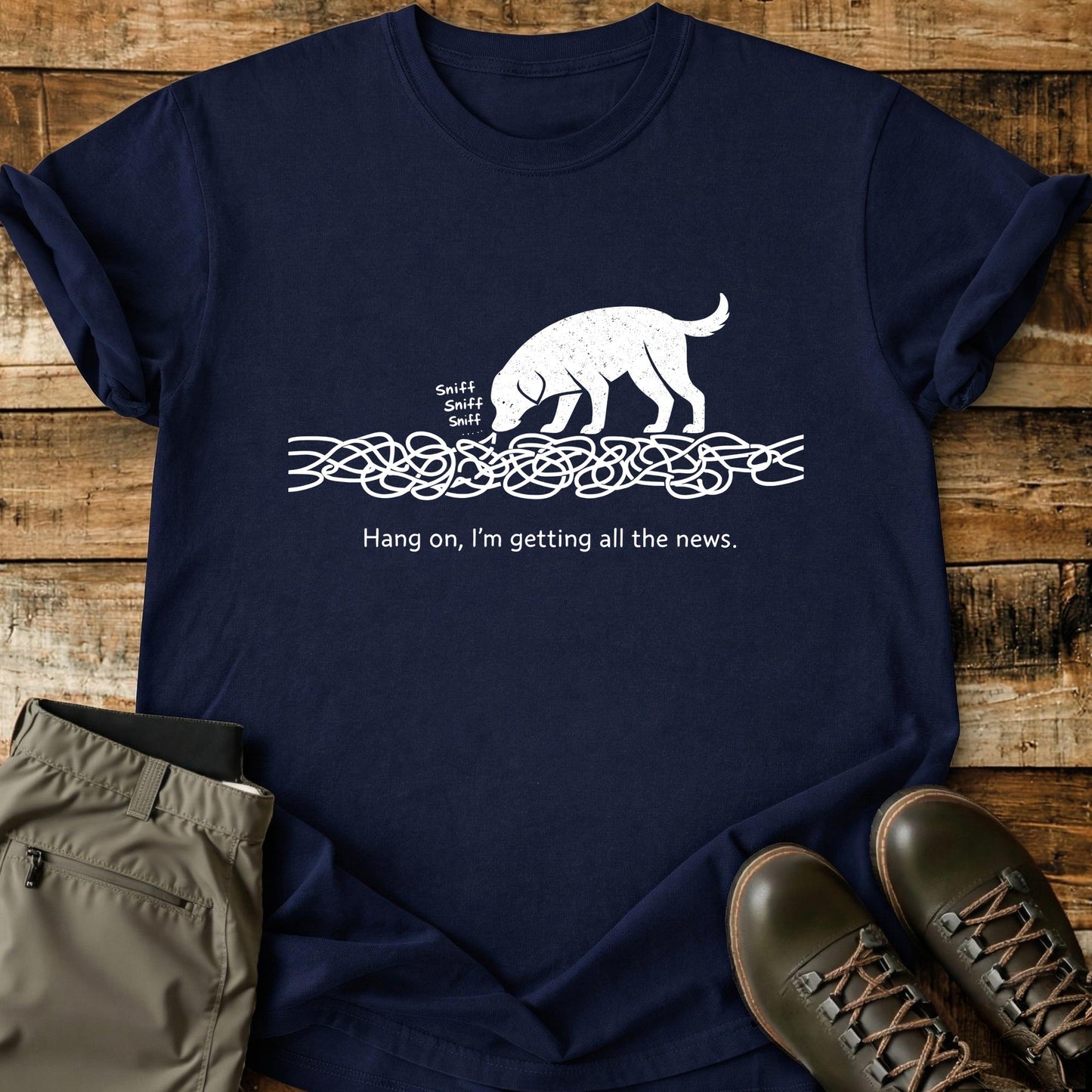 Hang On I’m Getting All the News T-Shirt