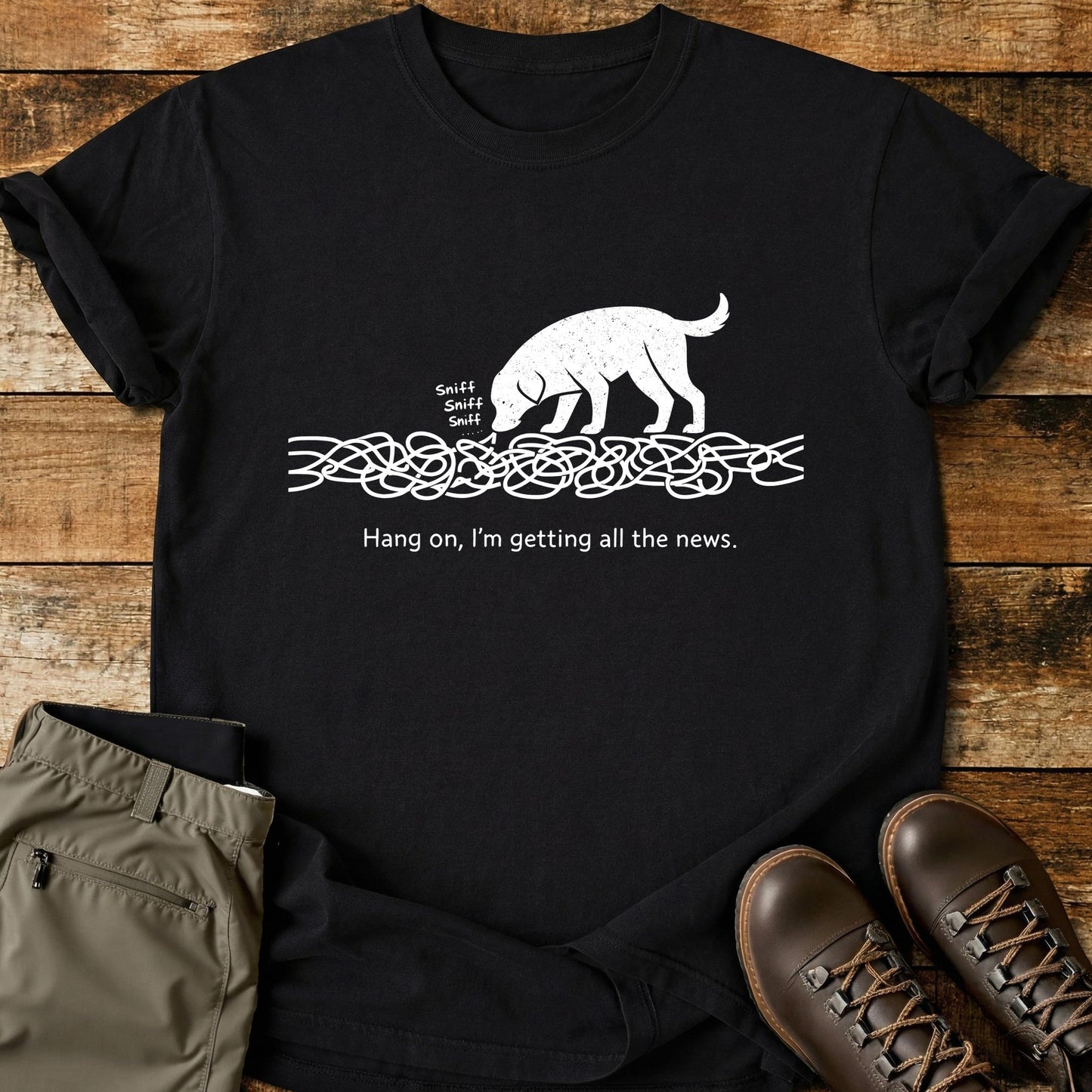 Hang On I’m Getting All the News T-Shirt