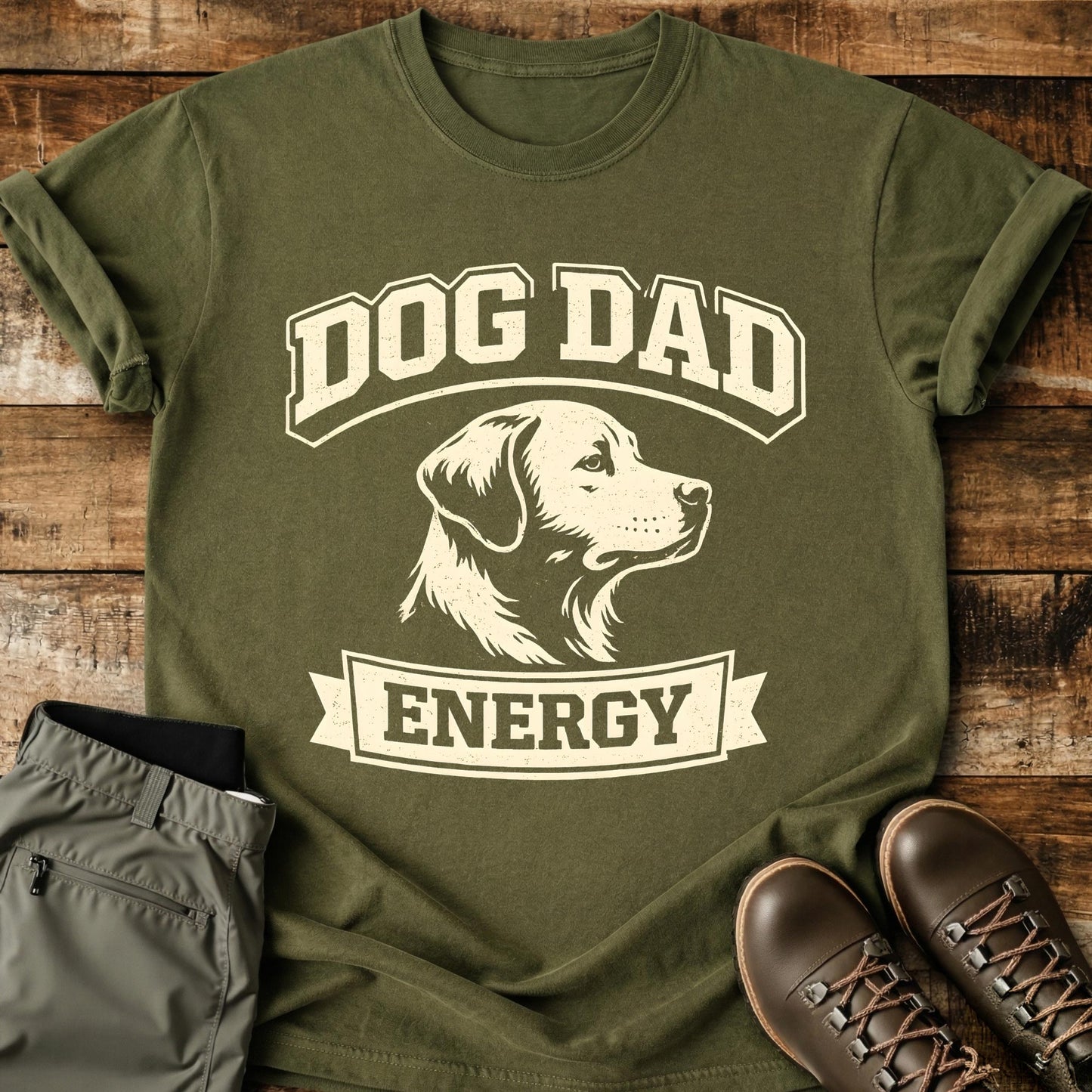 Dog Dad Energy T-Shirt