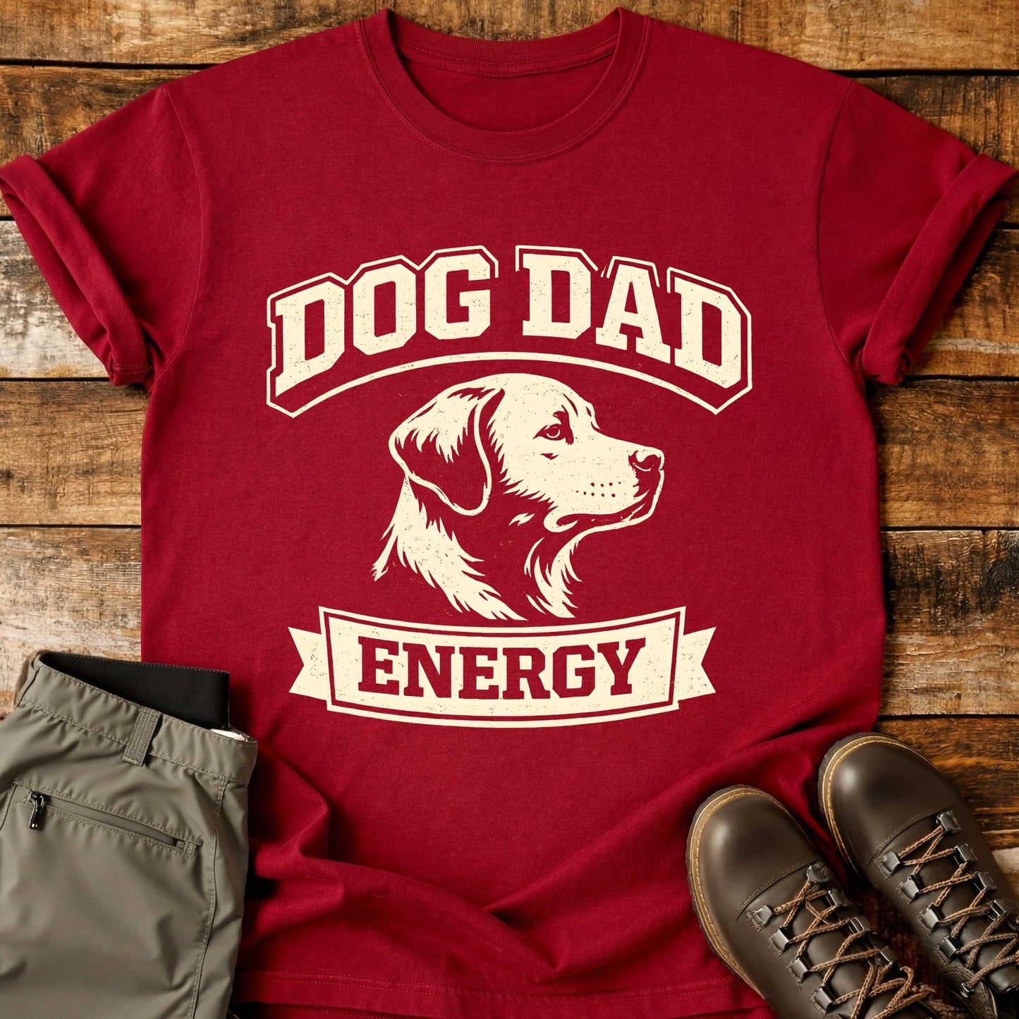 Dog Dad Energy T-Shirt
