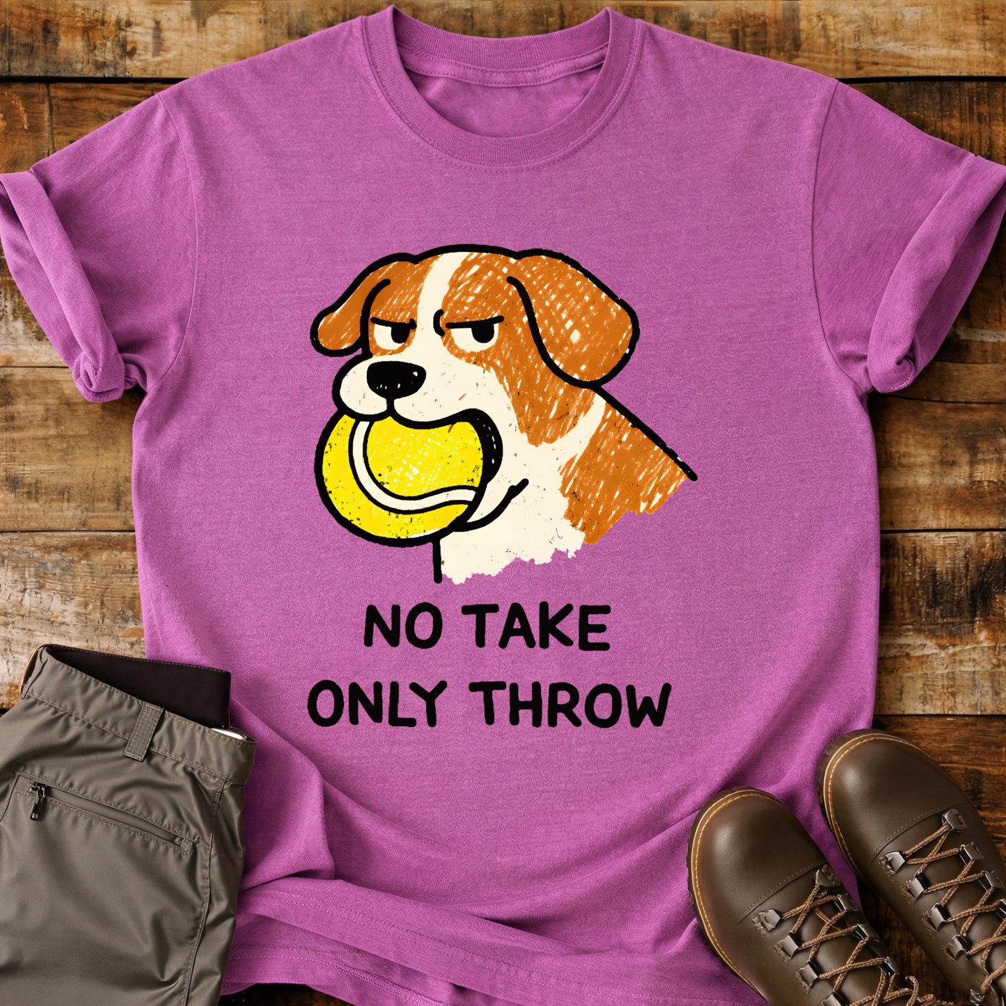 No Take Only Throw T-Shirt