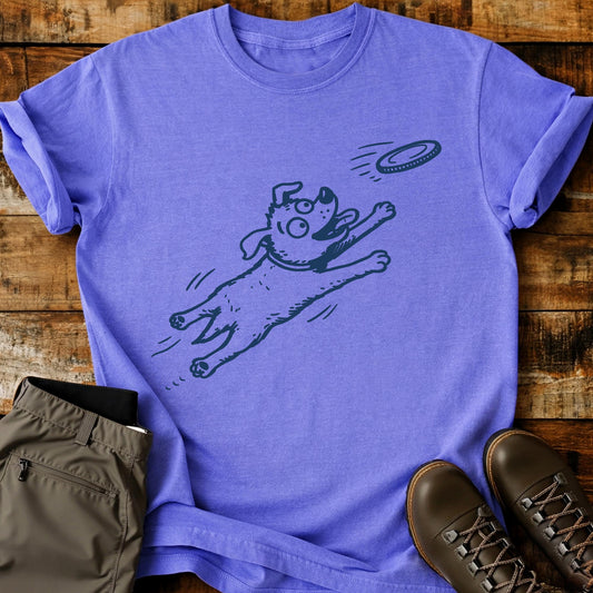 Flying Dog Frisbee T-Shirt