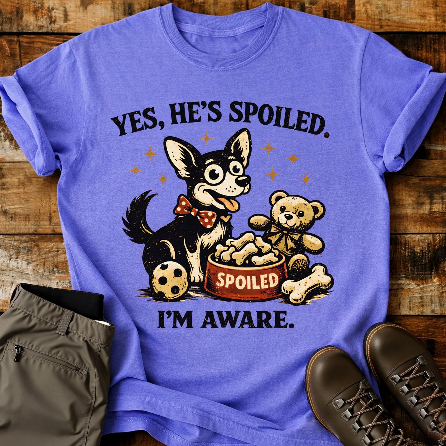 Yes He’s Spoiled I’m Aware T-Shirt