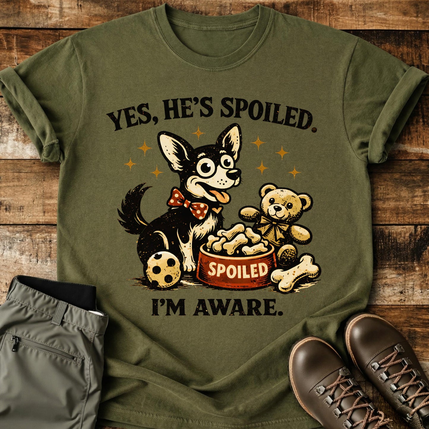 Yes He’s Spoiled I’m Aware T-Shirt