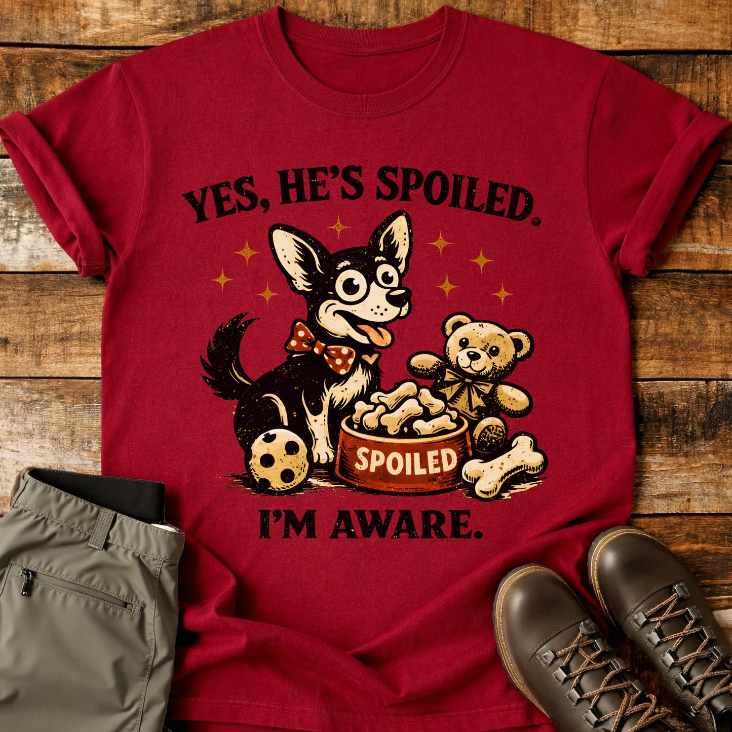 Yes He’s Spoiled I’m Aware T-Shirt