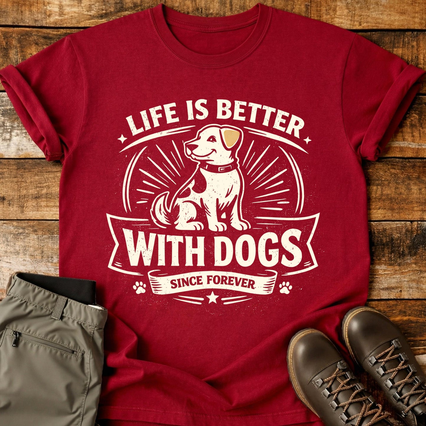 Life Is Better With Dogs T-Shirt