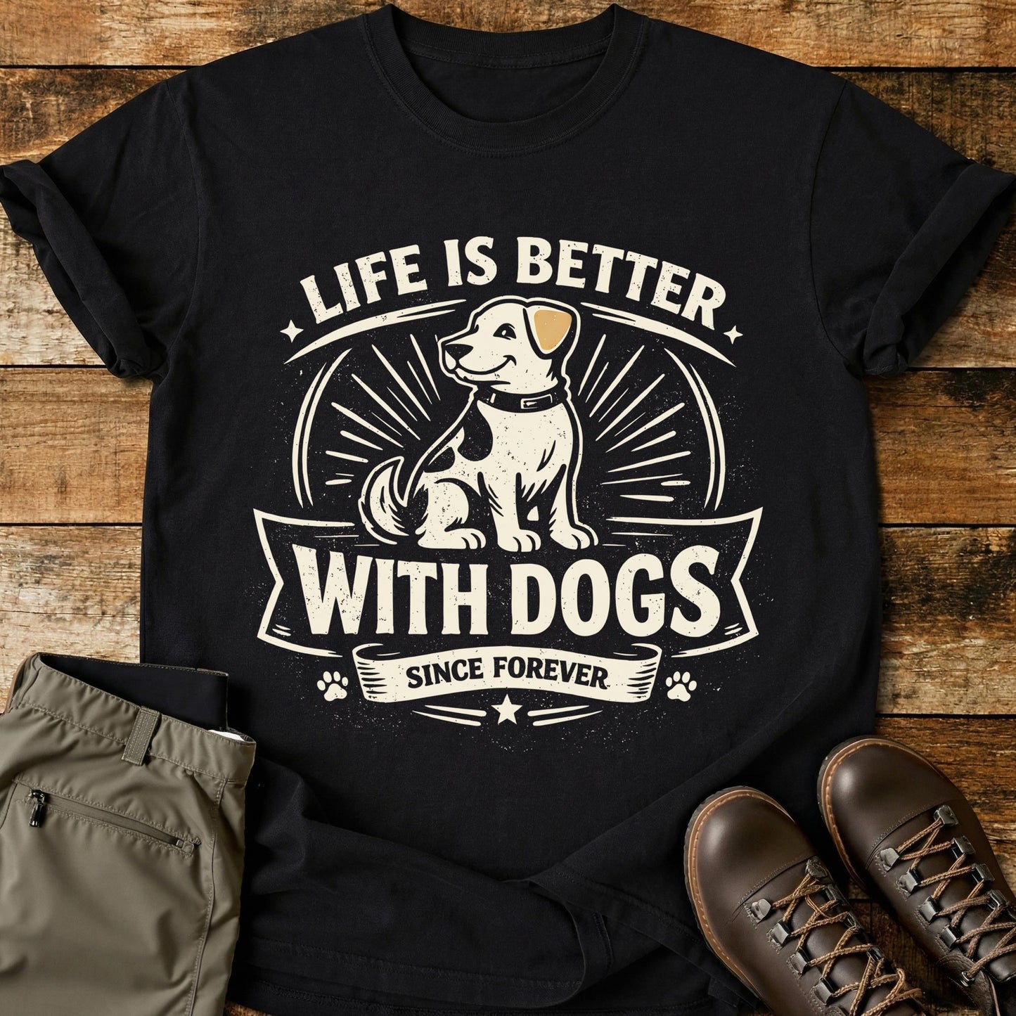 Life Is Better With Dogs T-Shirt