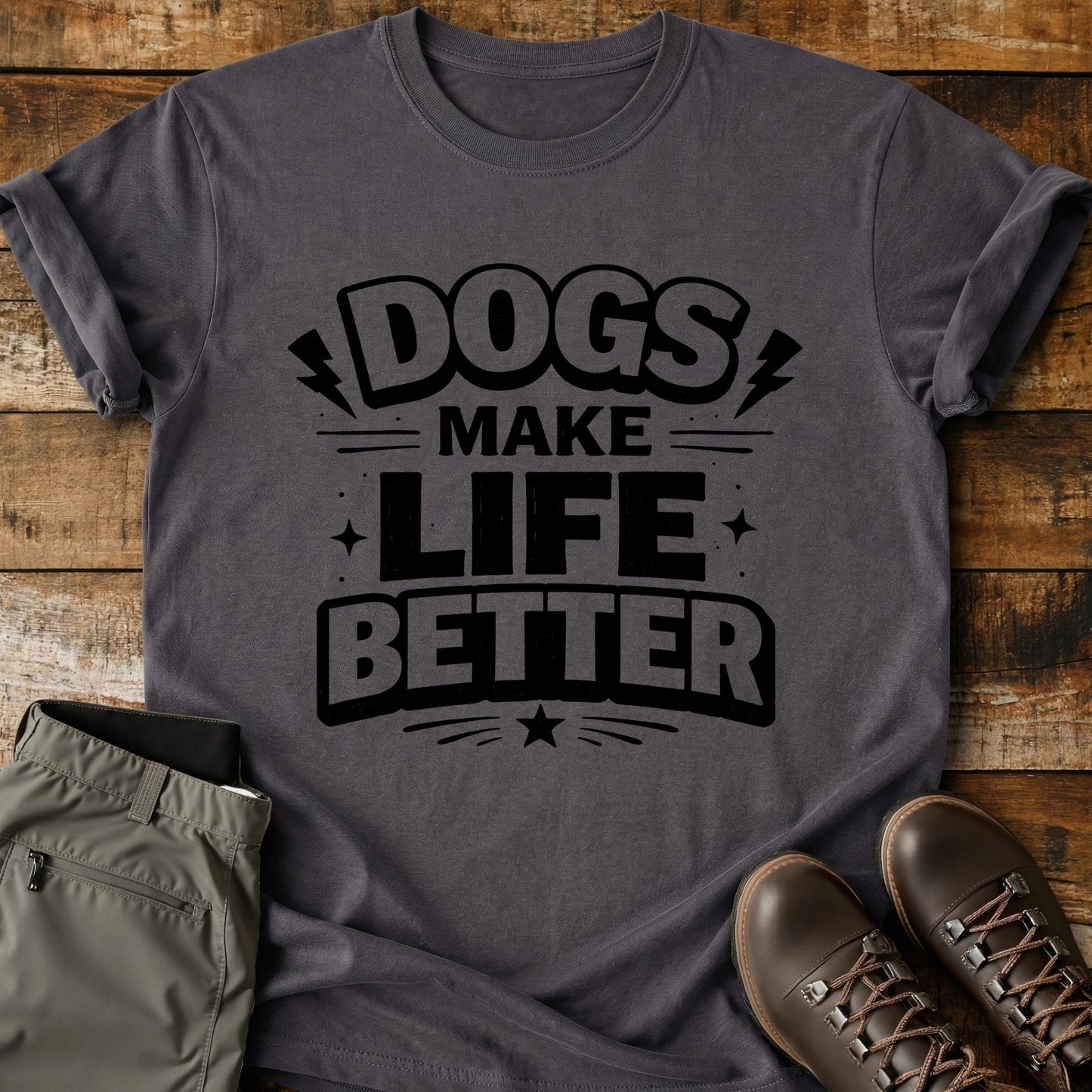 Dogs Make Life Better T-Shirt
