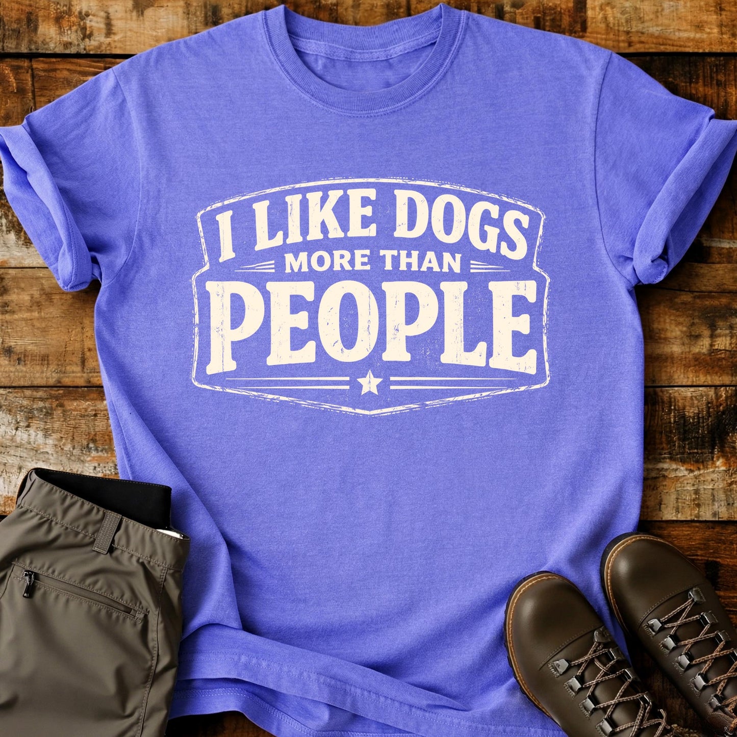I Like Dogs More Than T-Shirt