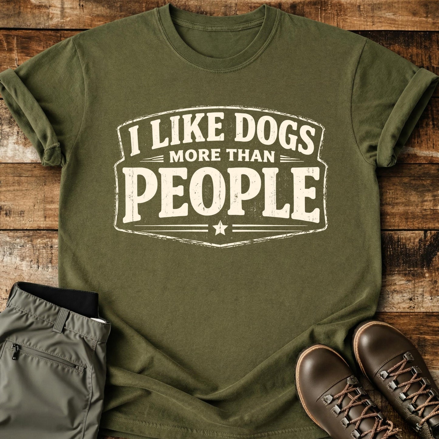 I Like Dogs More Than T-Shirt