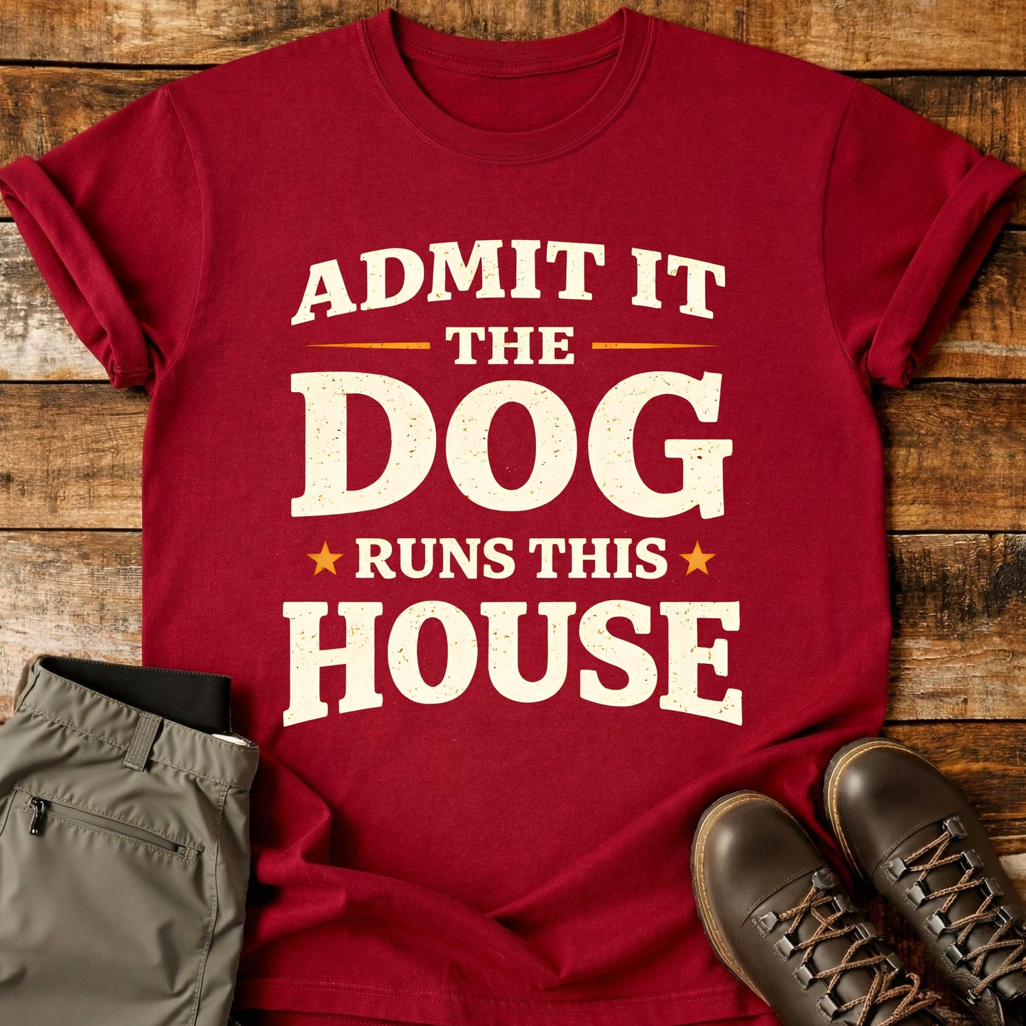 Admit It The Dog Runs This House T-Shirt