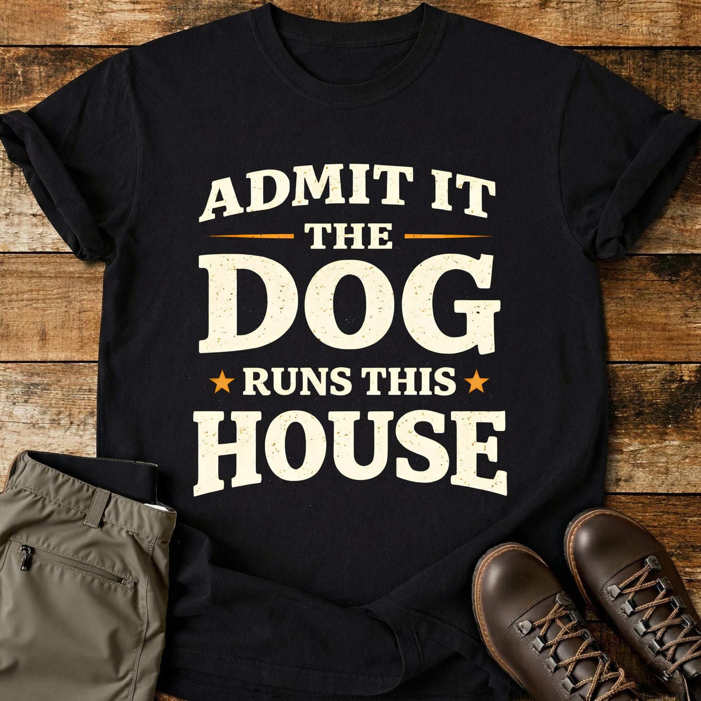Admit It The Dog Runs This House T-Shirt