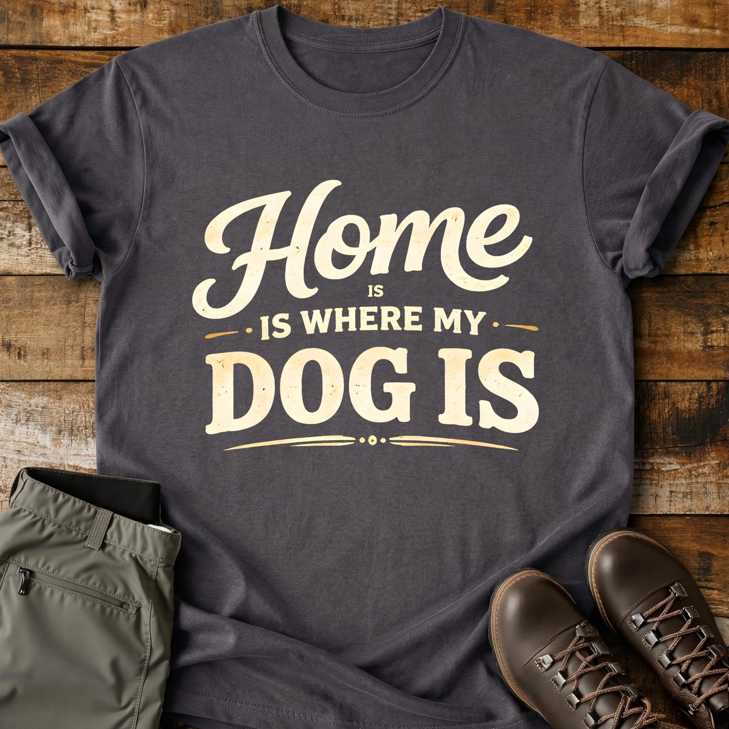 Home Is Where My Dog Is T-Shirt