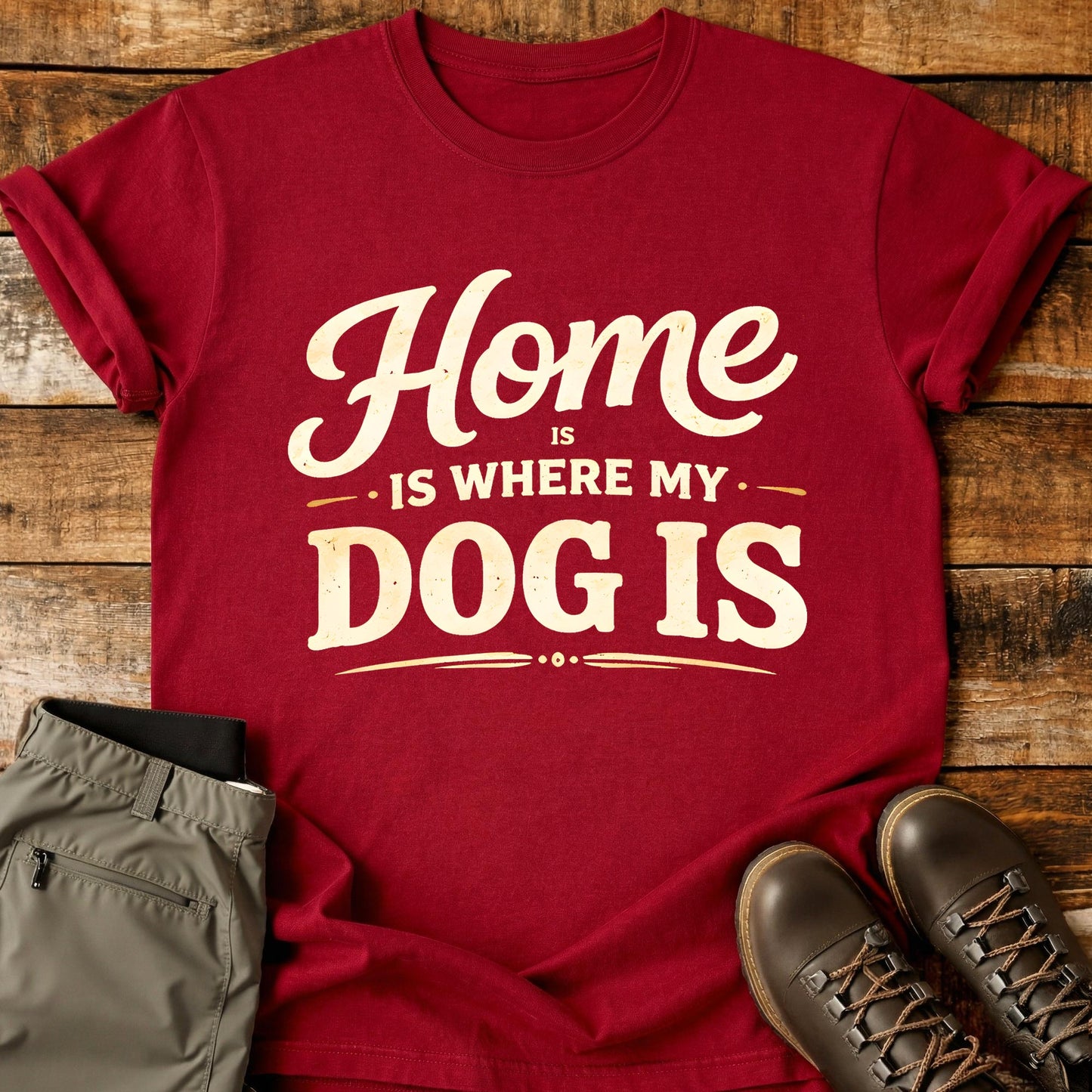 Home Is Where My Dog Is T-Shirt