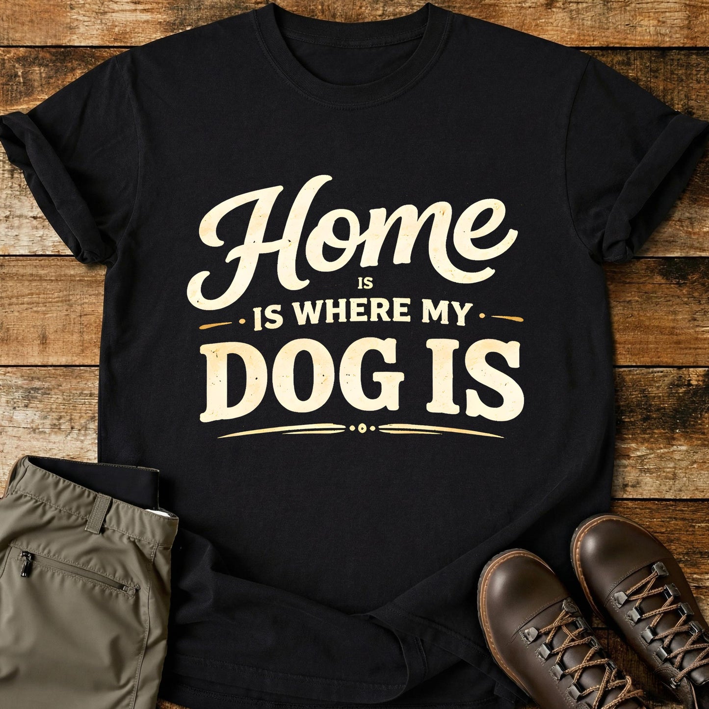 Home Is Where My Dog Is T-Shirt