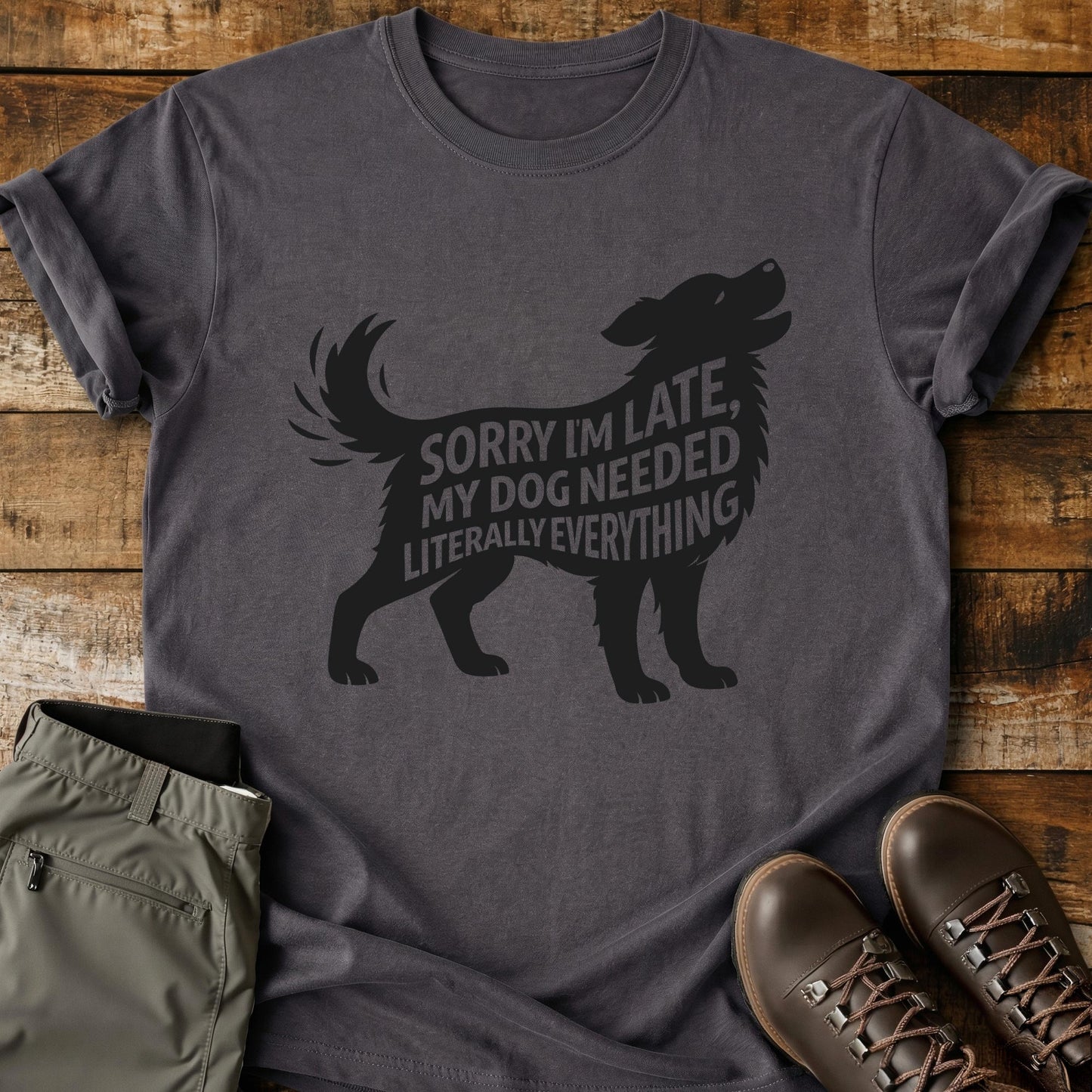 Sorry I'm Late Dog T-Shirt