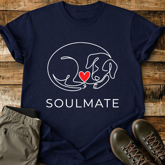 Soulmate Curled Dog T-Shirt