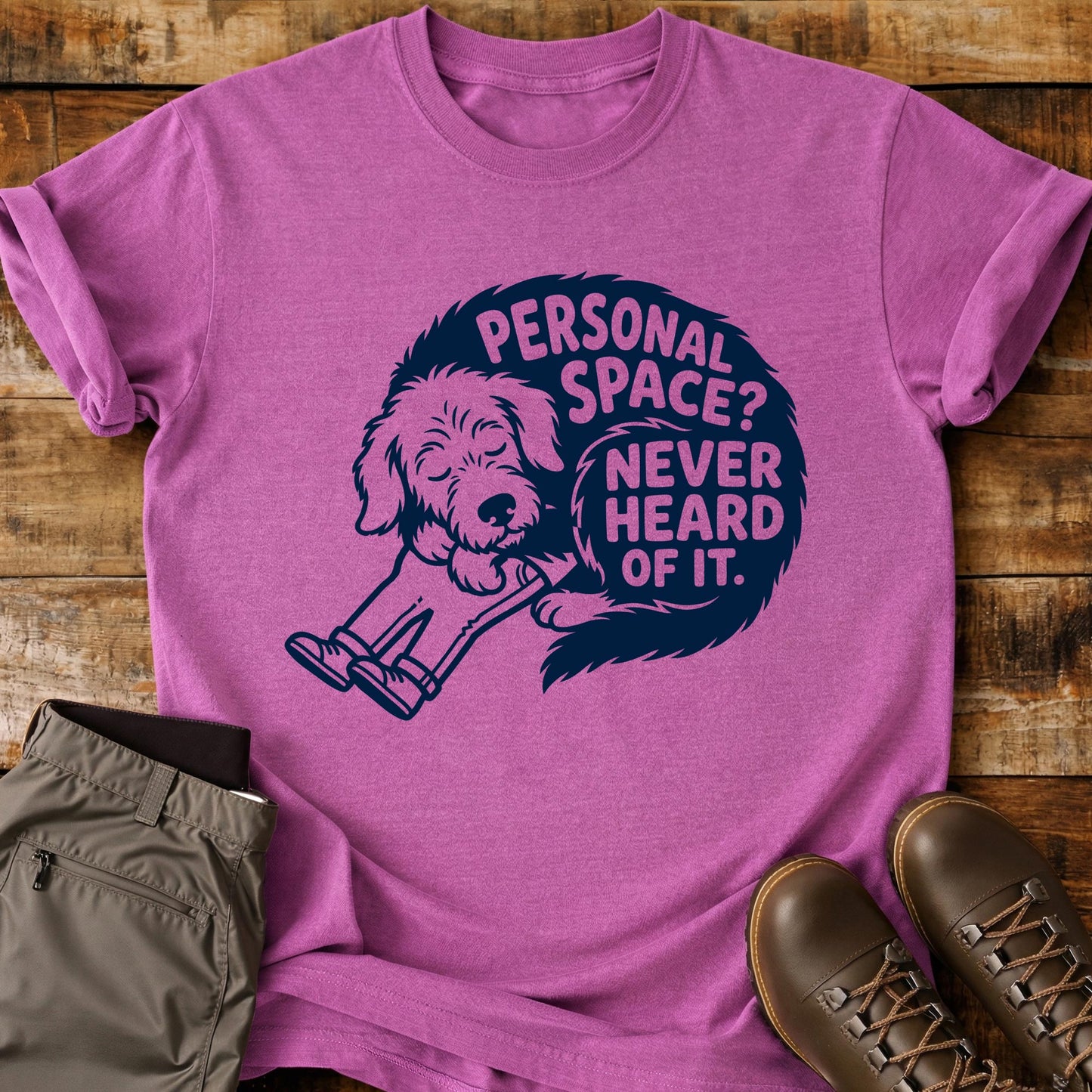 Personal Space Never Heard of It T-Shirt