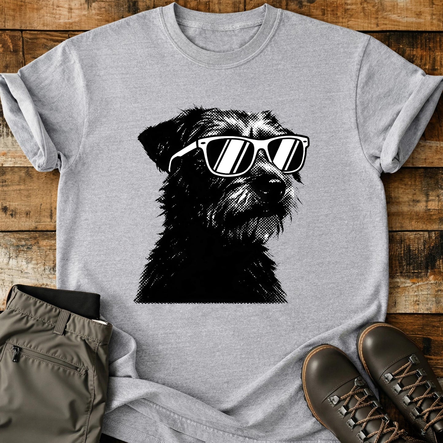Cool Dog Head T-Shirt