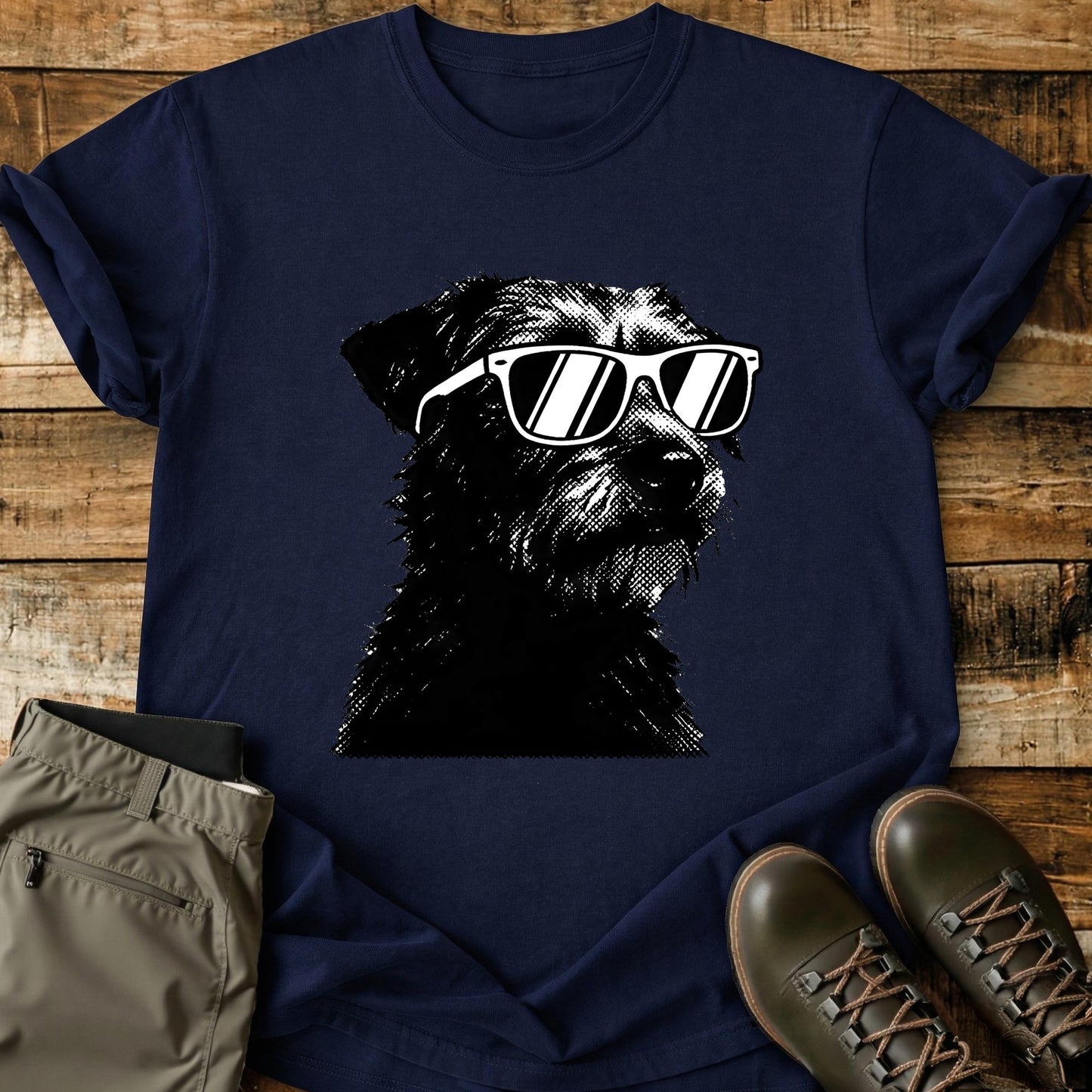Cool Dog Head T-Shirt