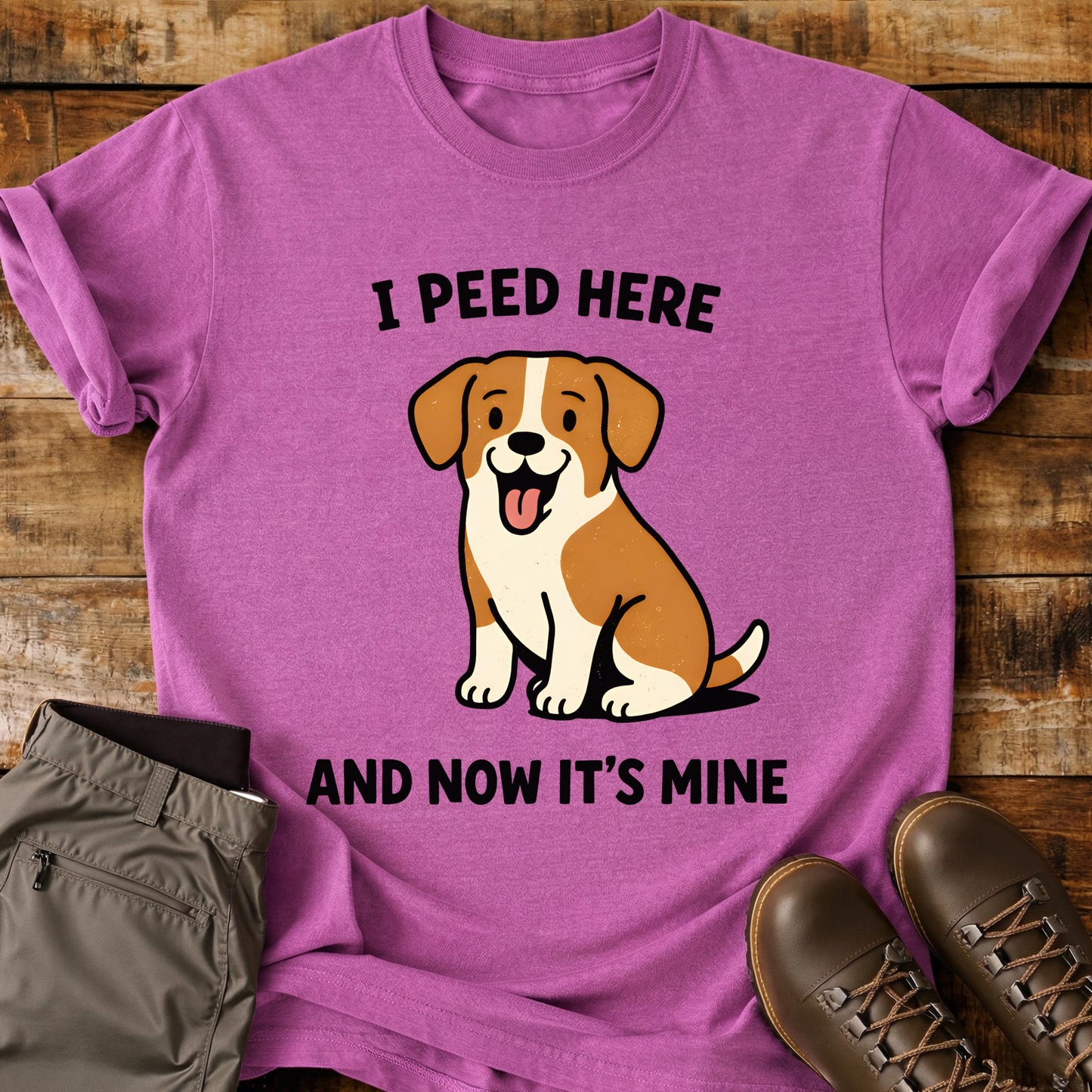I Peed Here T-Shirt