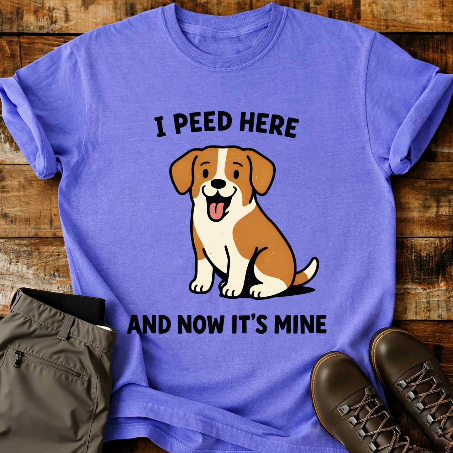 I Peed Here T-Shirt