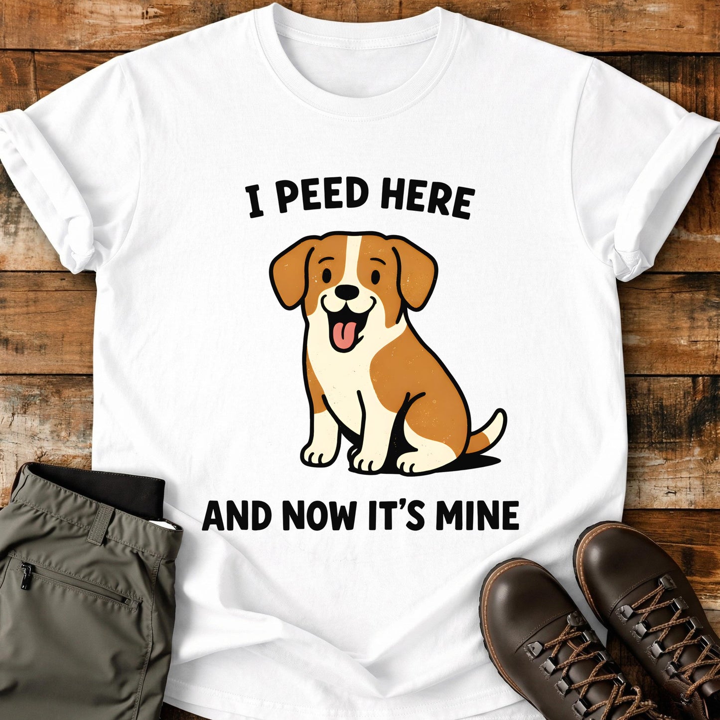 I Peed Here T-Shirt