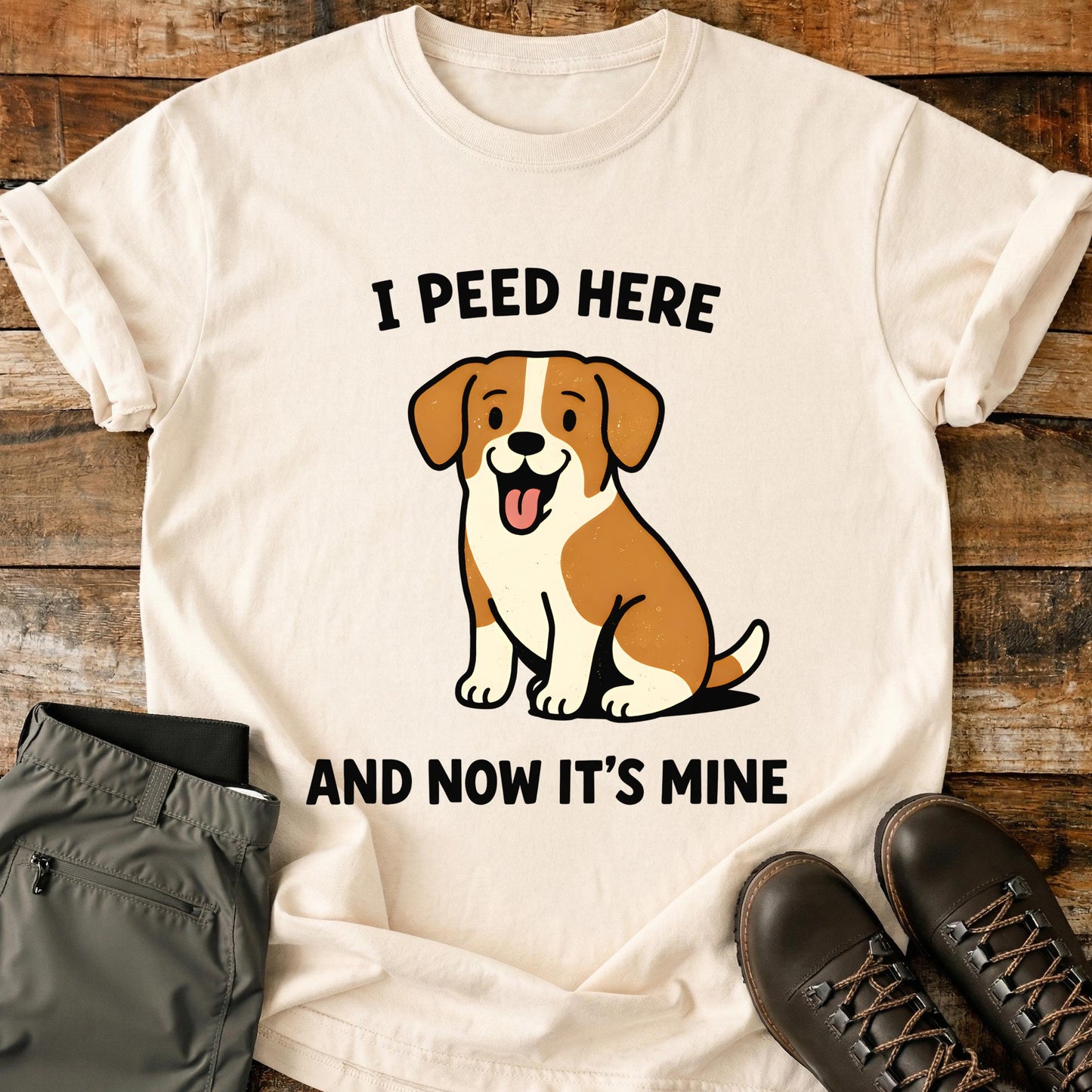 I Peed Here T-Shirt