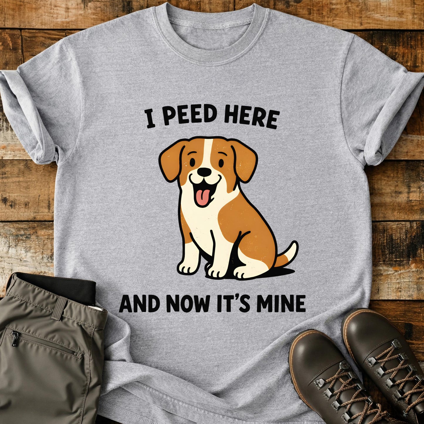 I Peed Here T-Shirt