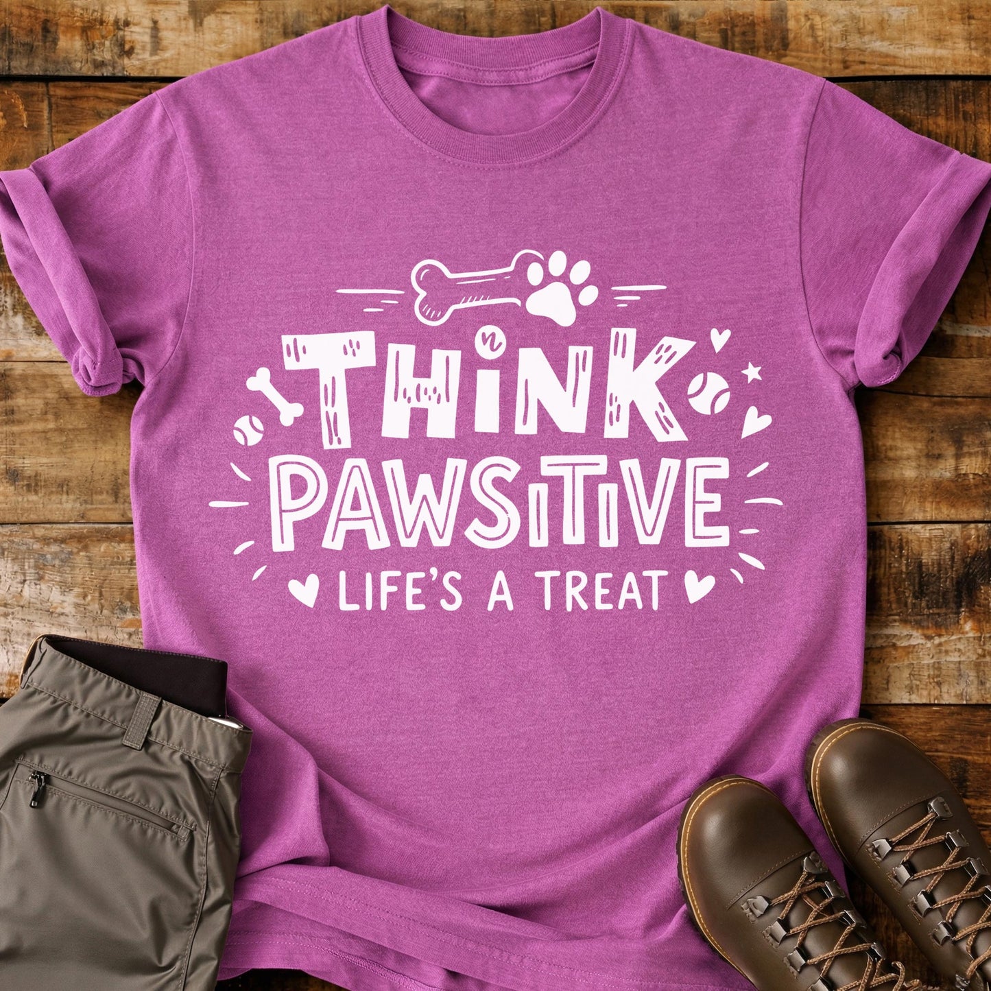 Think Pawsitive T-Shirt