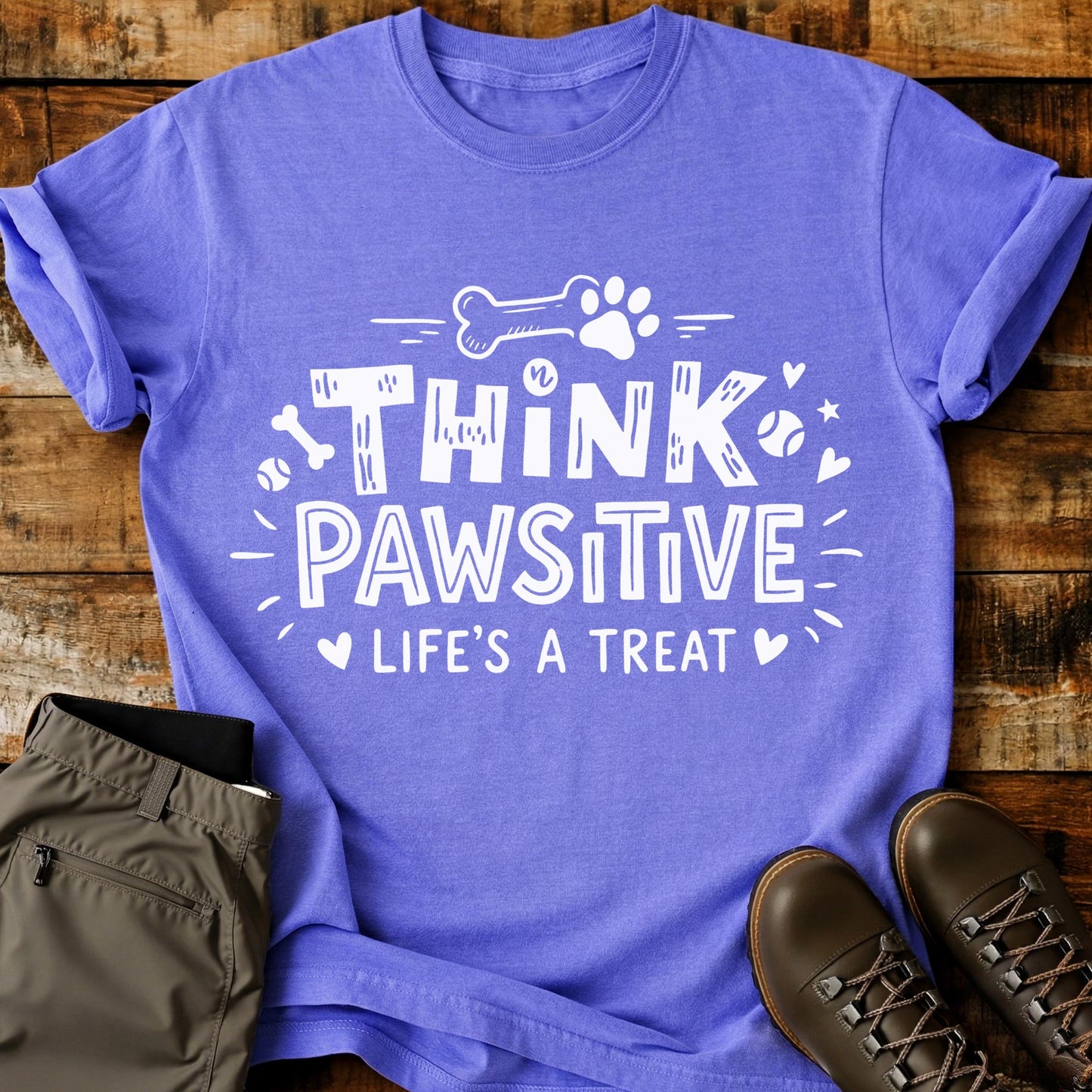 Think Pawsitive T-Shirt