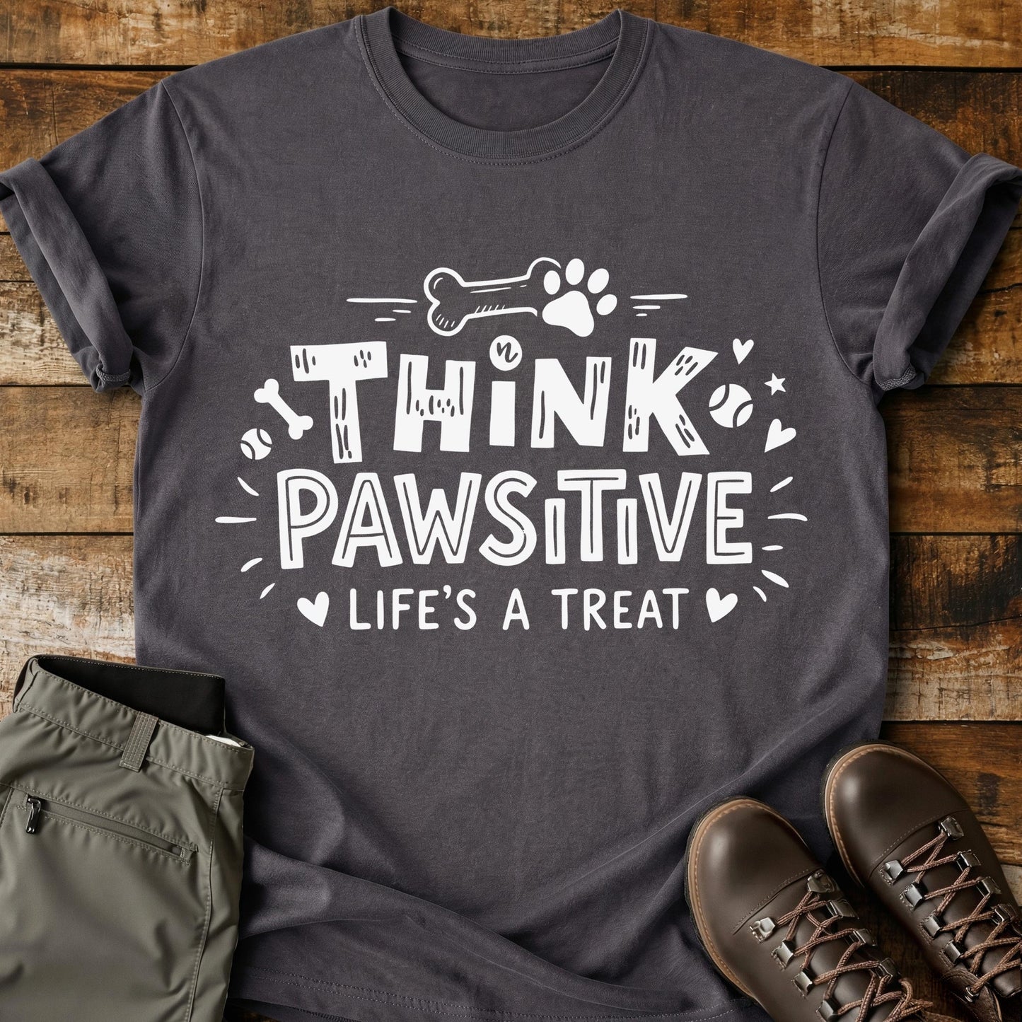 Think Pawsitive T-Shirt
