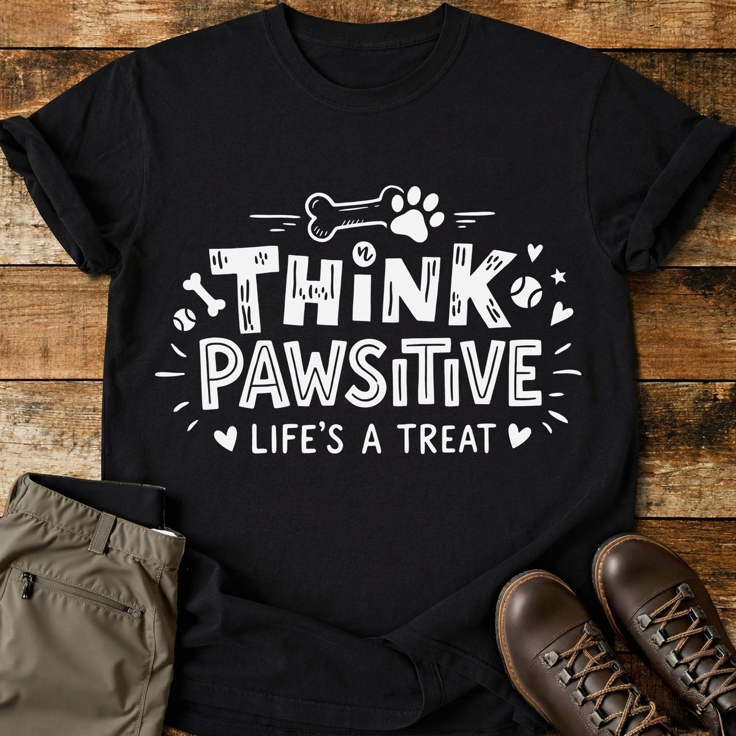 Think Pawsitive T-Shirt
