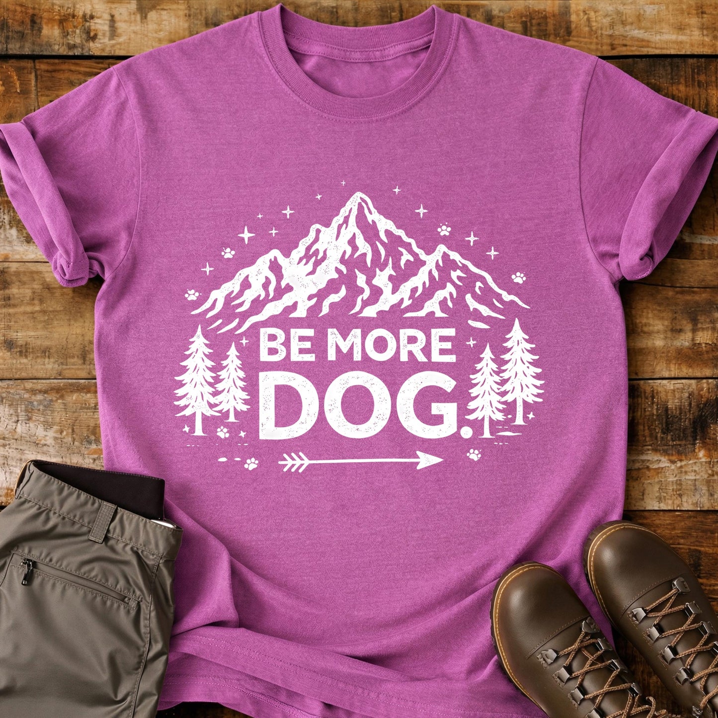 Be More Dog Mountain T-Shirt