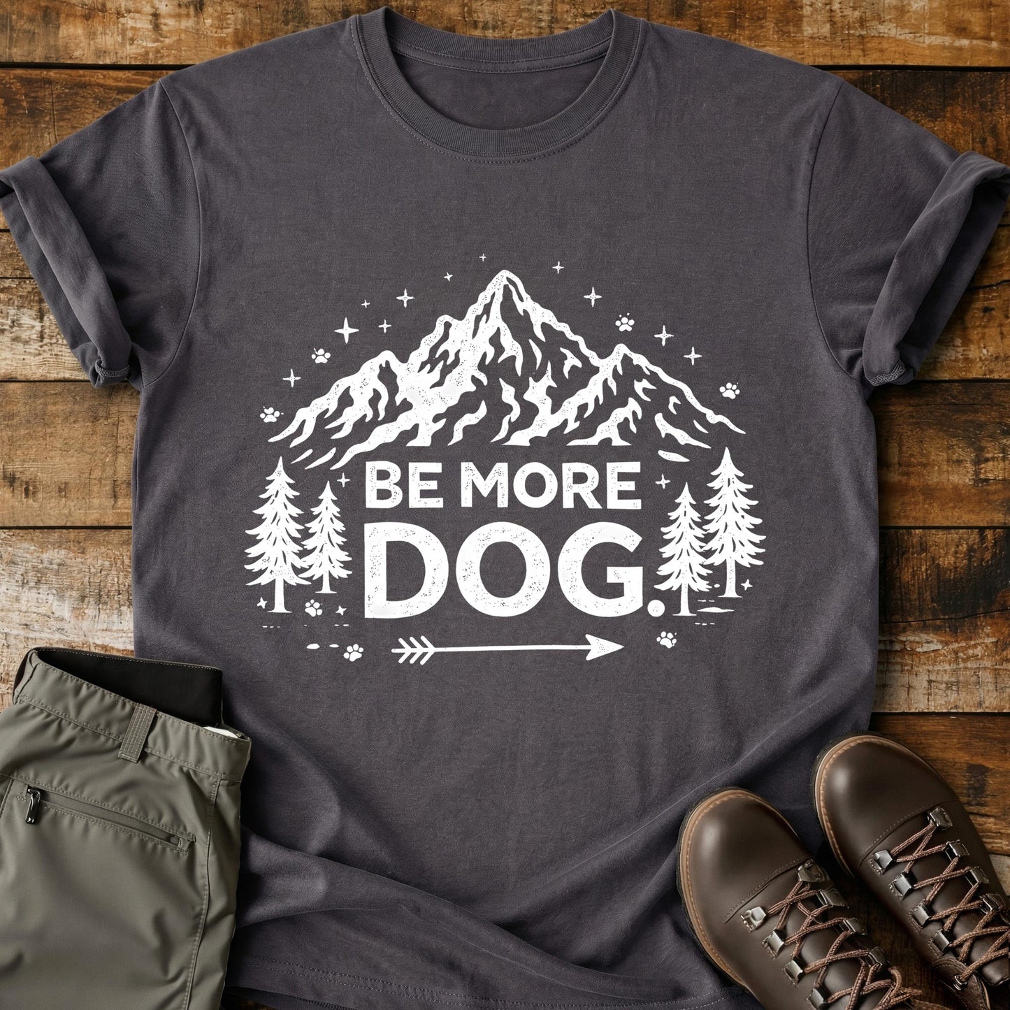 Be More Dog Mountain T-Shirt