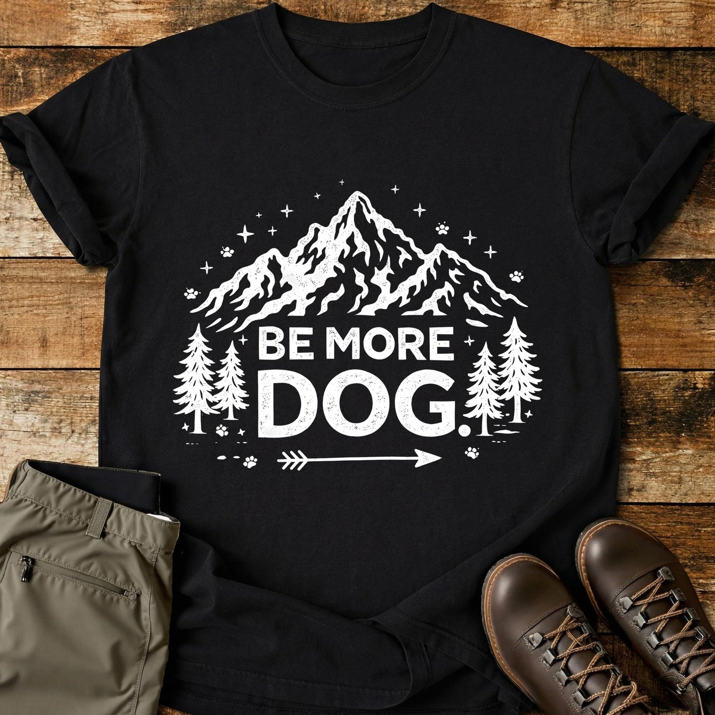 Be More Dog Mountain T-Shirt