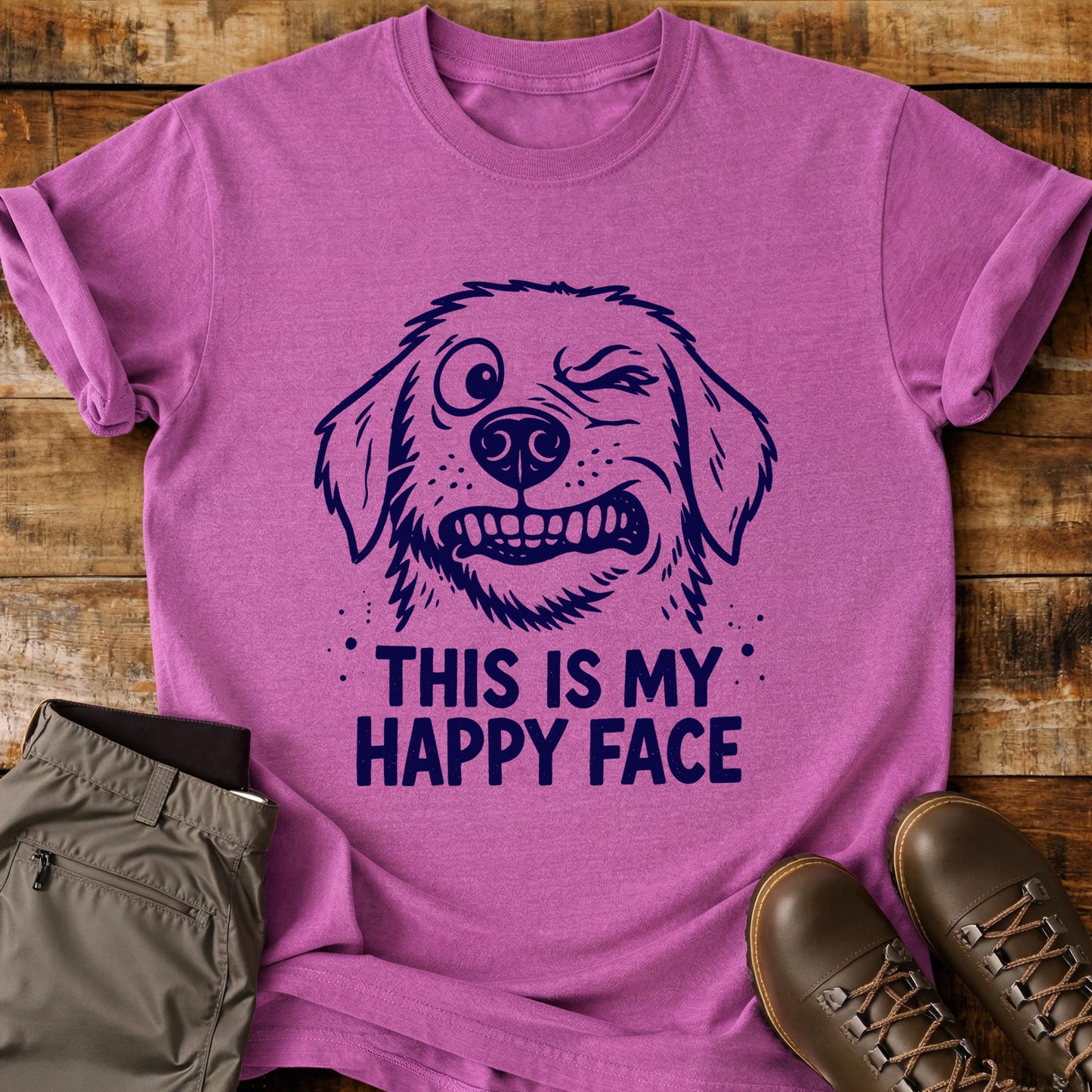 This Is My happy Face T-Shirt