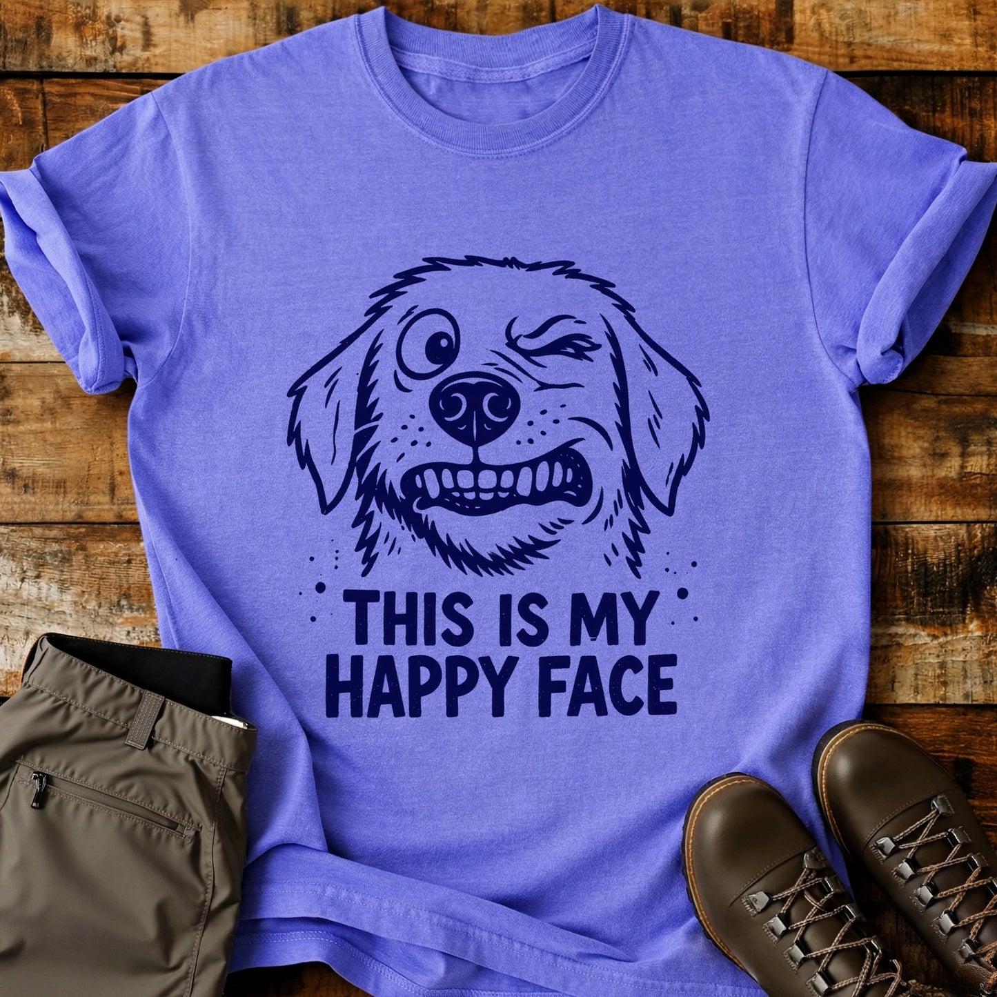 This Is My happy Face T-Shirt