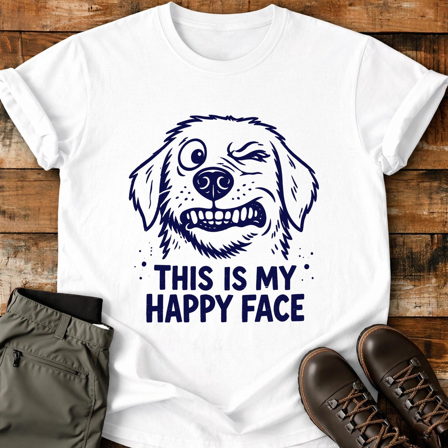 This Is My happy Face T-Shirt
