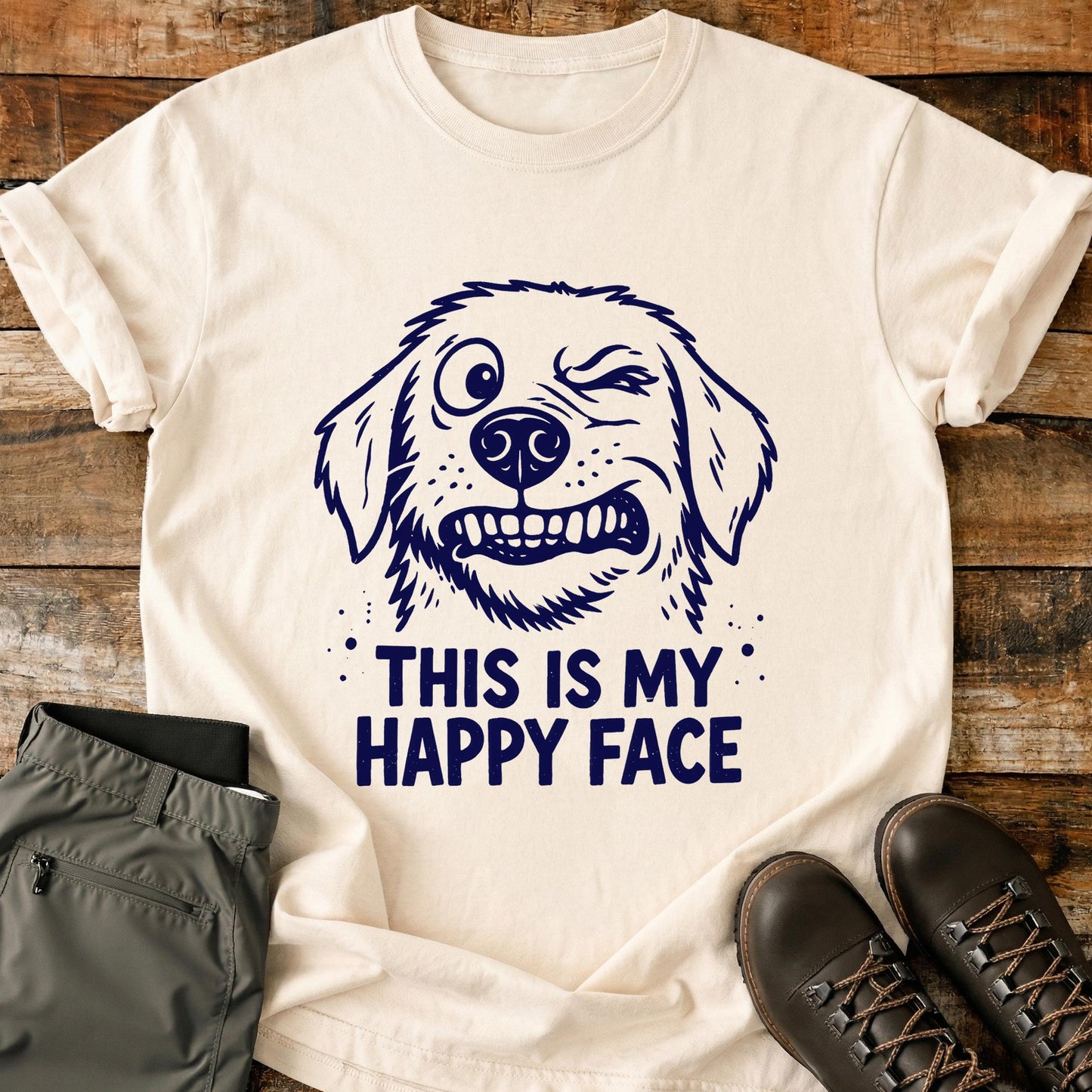 This Is My happy Face T-Shirt